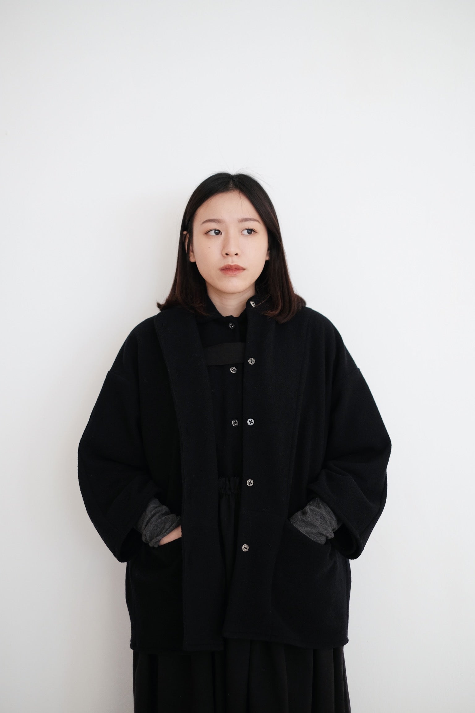 ANN JACKET (NAVY)