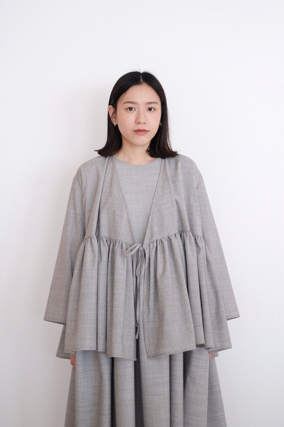 KĒKI LAYER BLOUSES IN GREY