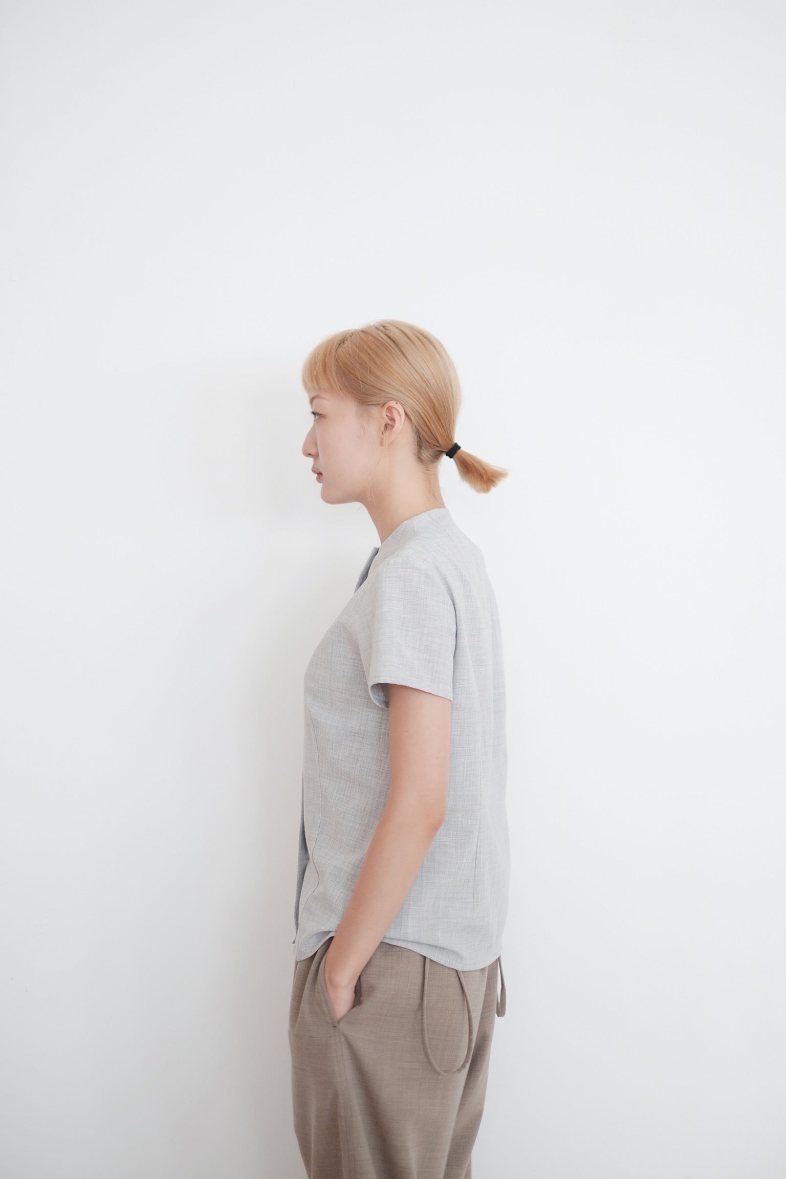 AIKO’s SLIM TOP (GREY)