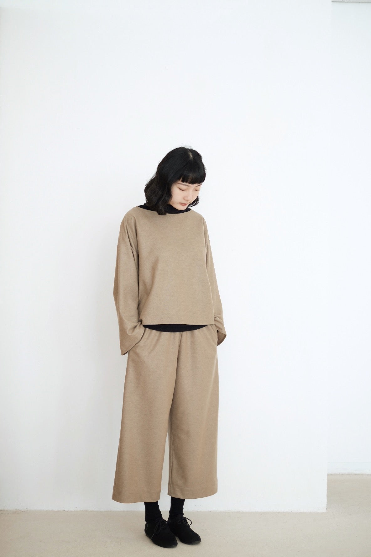 ANAIS Set IN WOOL / PANT (KHAKI)