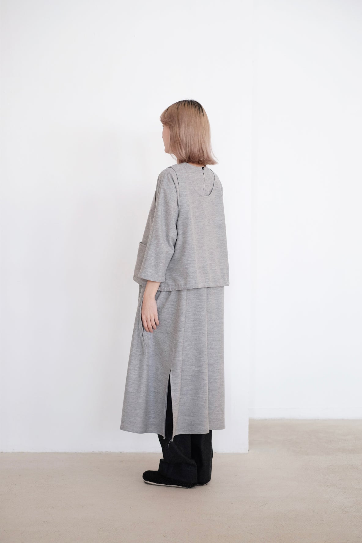 KOU DRESS (GREY)