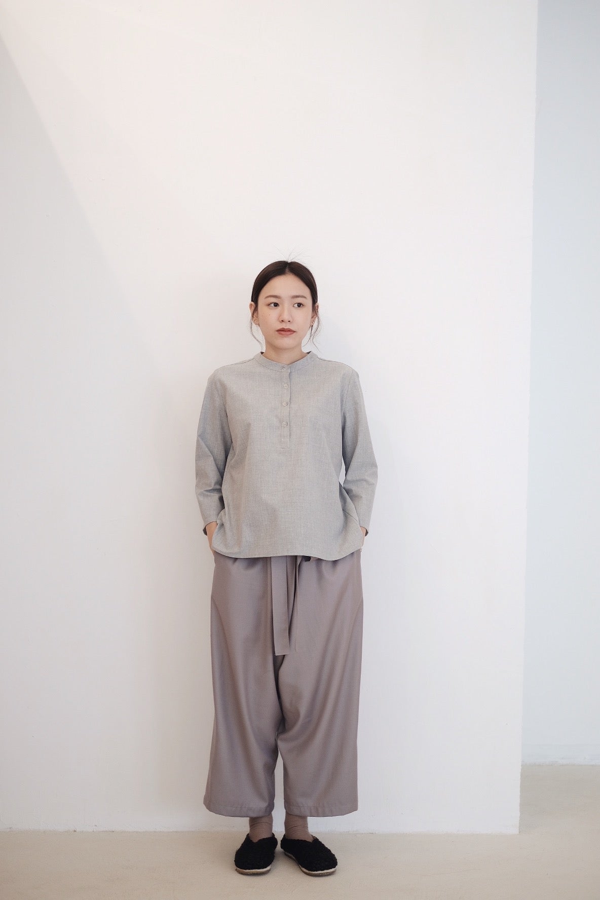 KOKI BLOUSE (GREY)