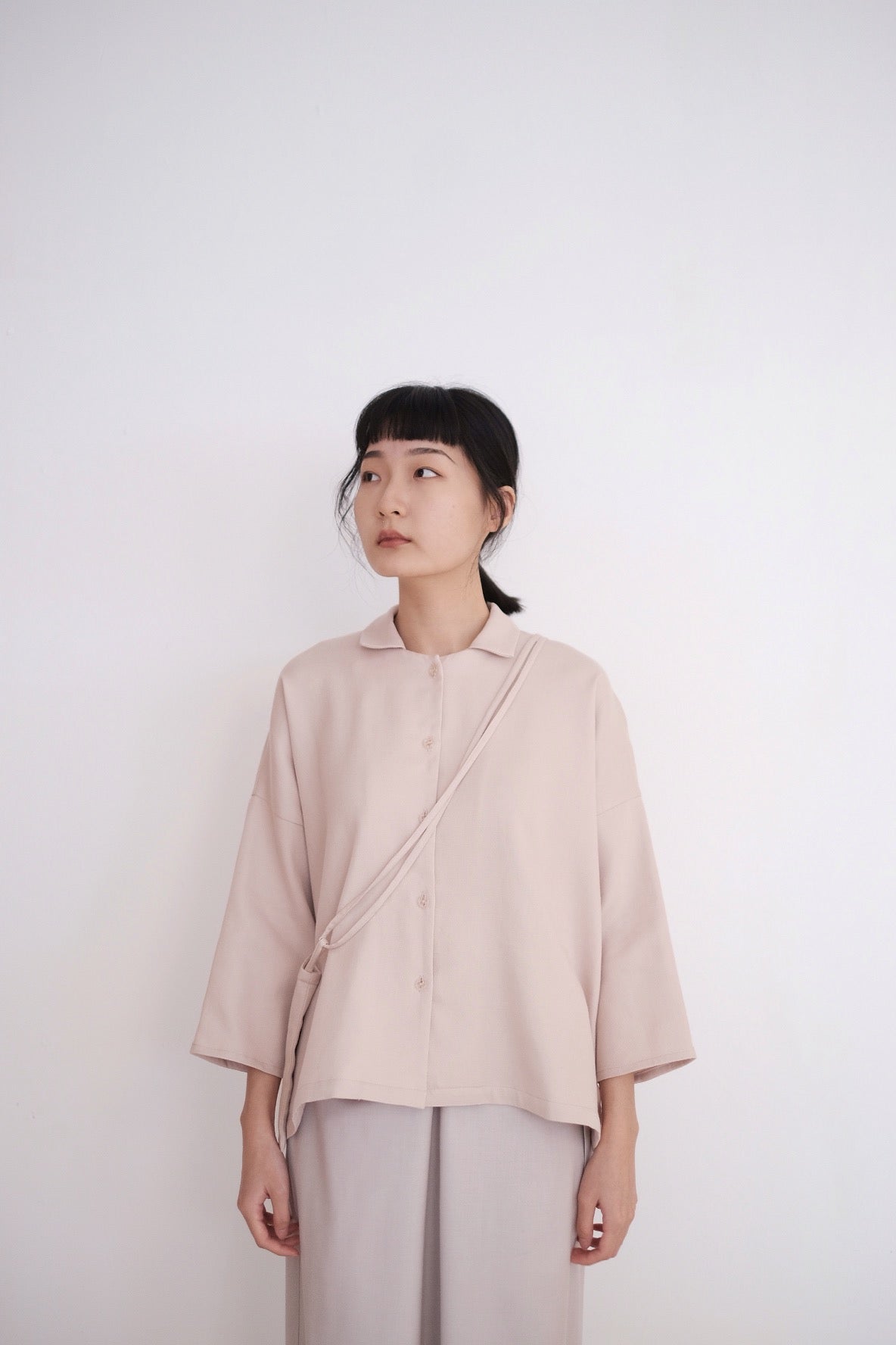 LAYLA BOX LONG SLEEVES BLOUSE (DUSTY PINK) PRE ORDER