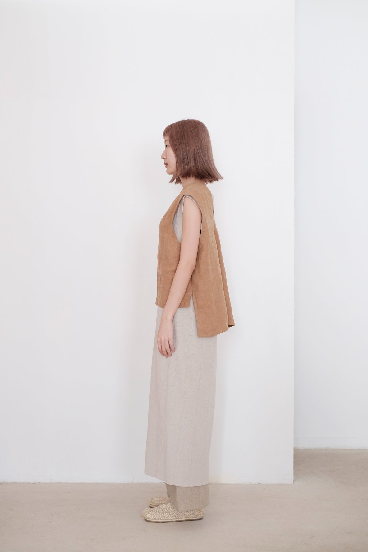 CHO VEST (CAMEL)