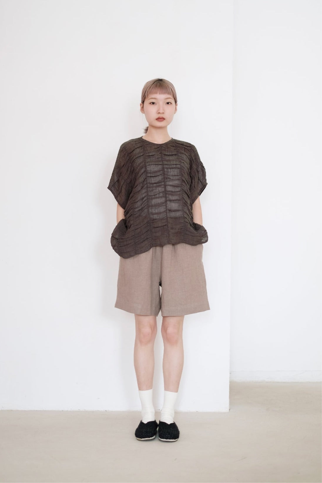 PUCCA PUCKER BLOUSE (OLIVE) PRE-ORDER