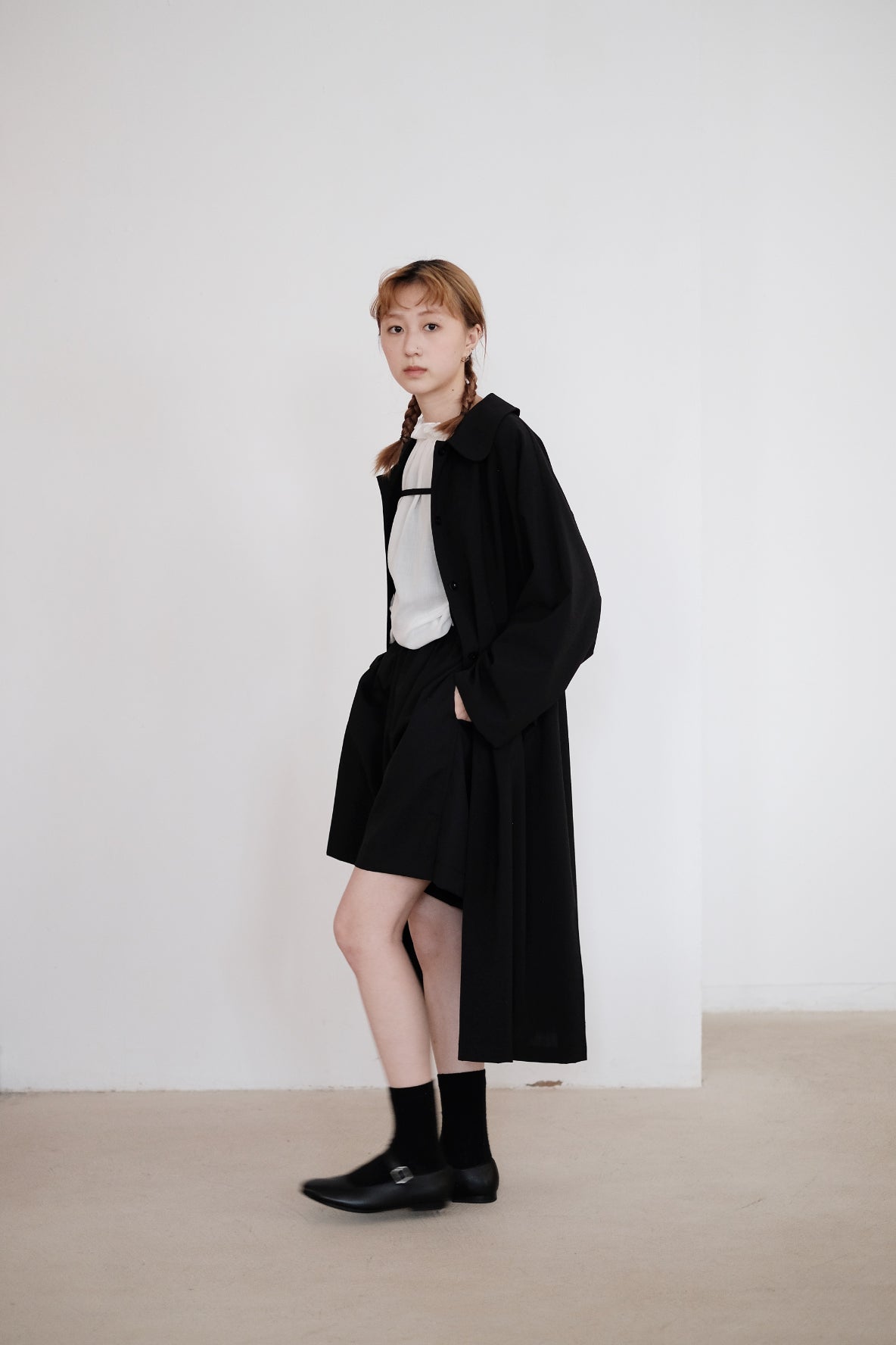 ELOWEN LONG COAT (BLACK)