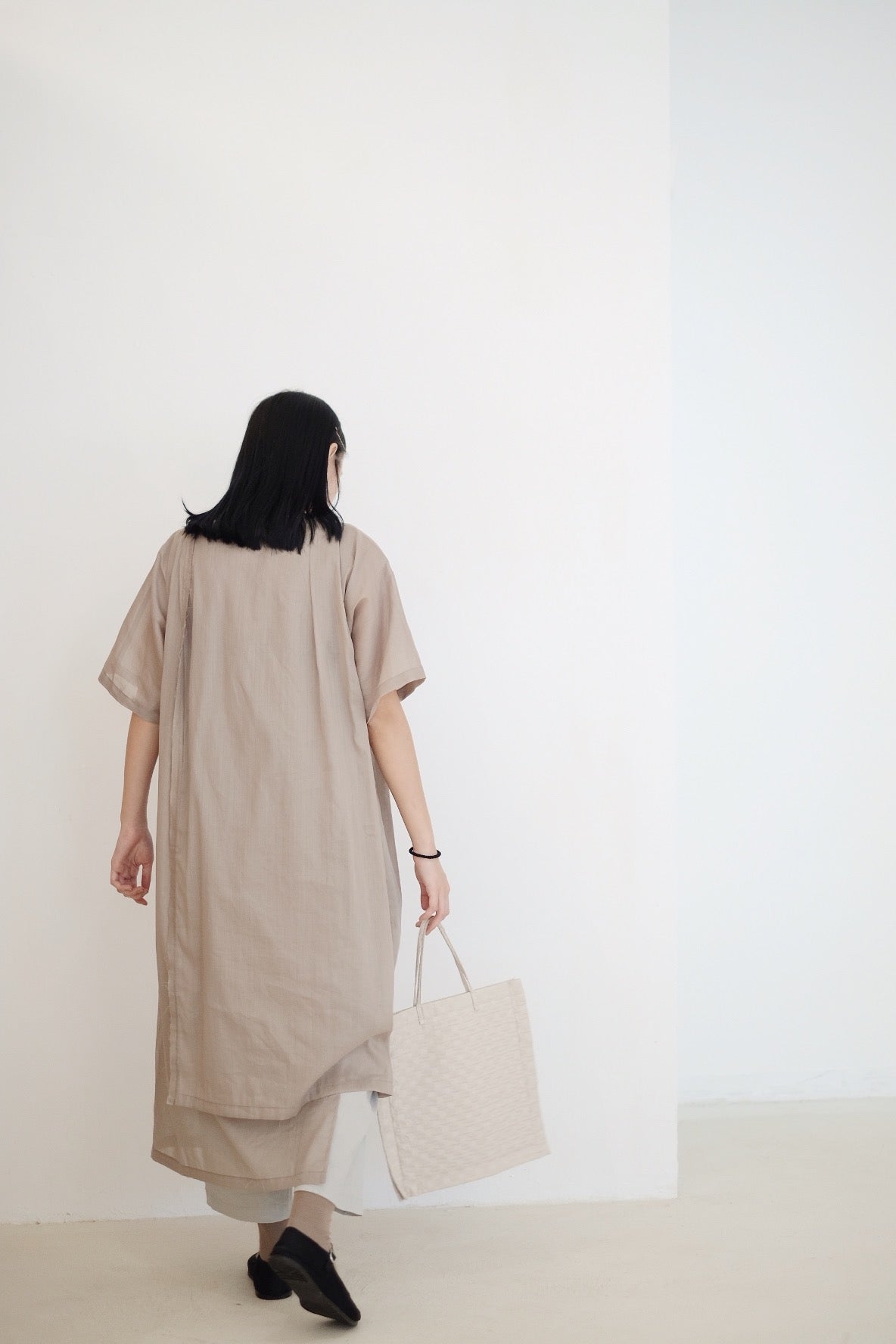 DREAMSCAPER DRESS (WARM GREY)