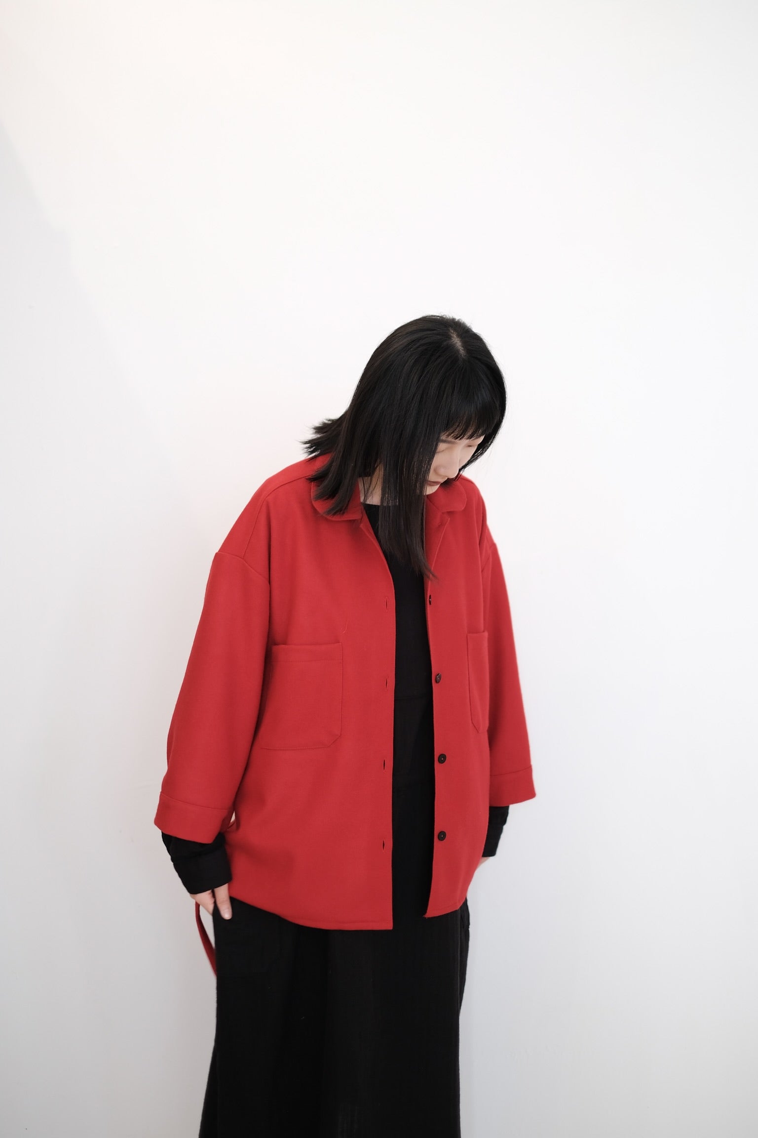 MELLOW OVERSIZED BLOUSE (RED)