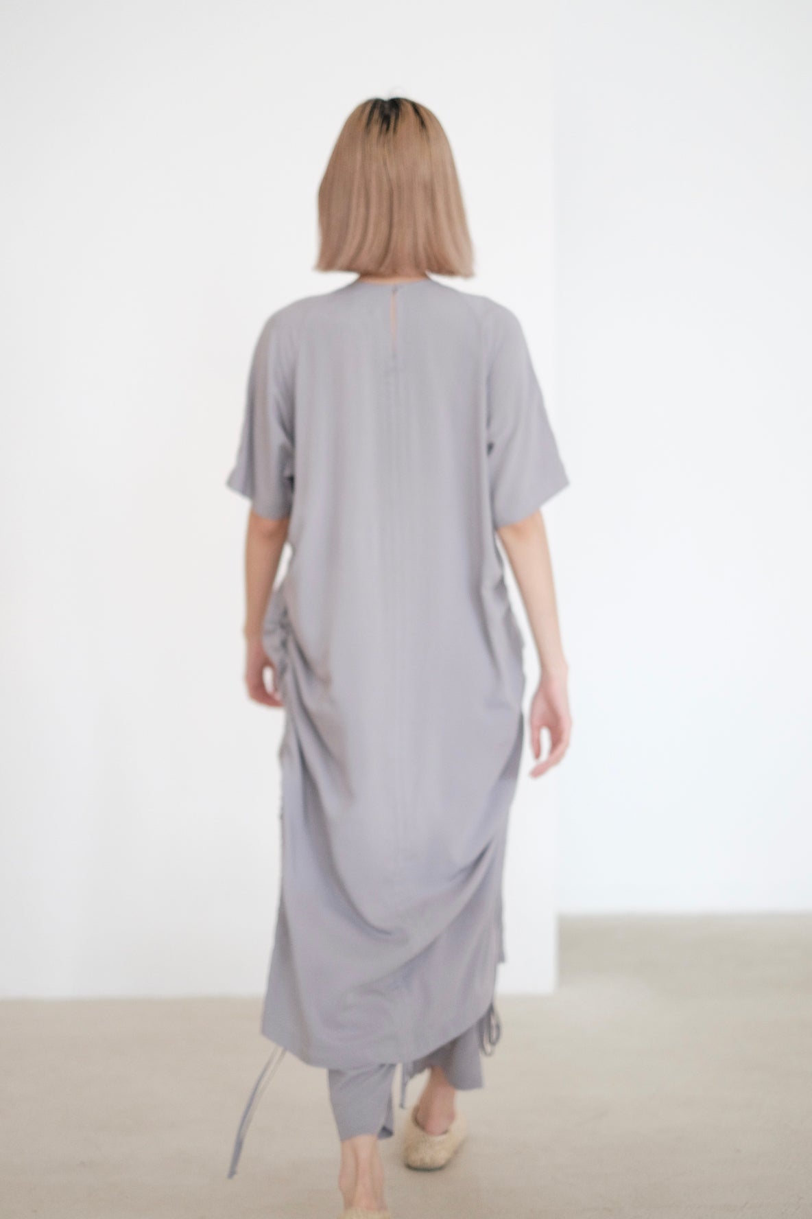 ABBY DRESS (LIGHT GREY)