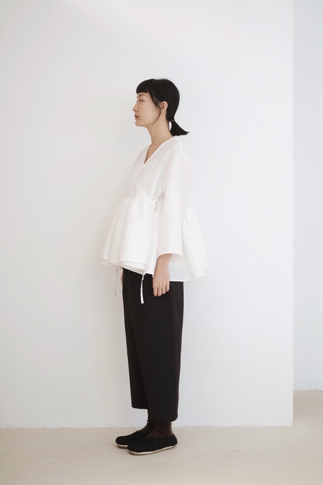 KĒKI LAYER BLOUSES WITH STRAPPING