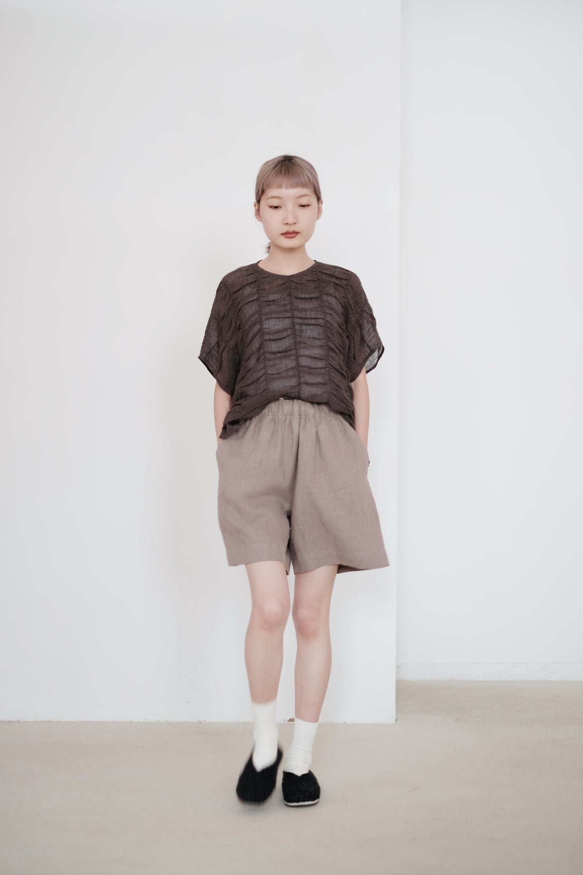 PUCCA PUCKER BLOUSE (OLIVE) PRE-ORDER