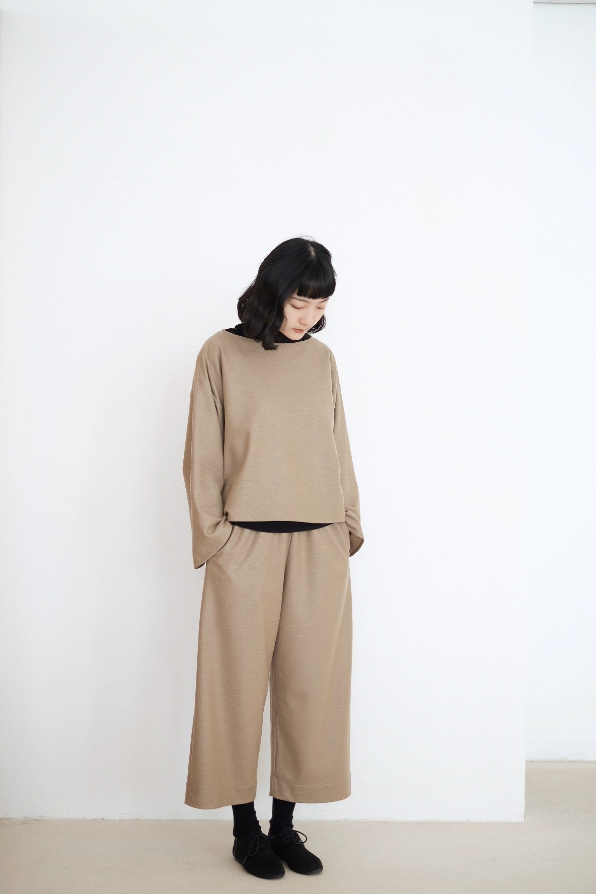 ANAIS Set IN WOOL / PANT (KHAKI)