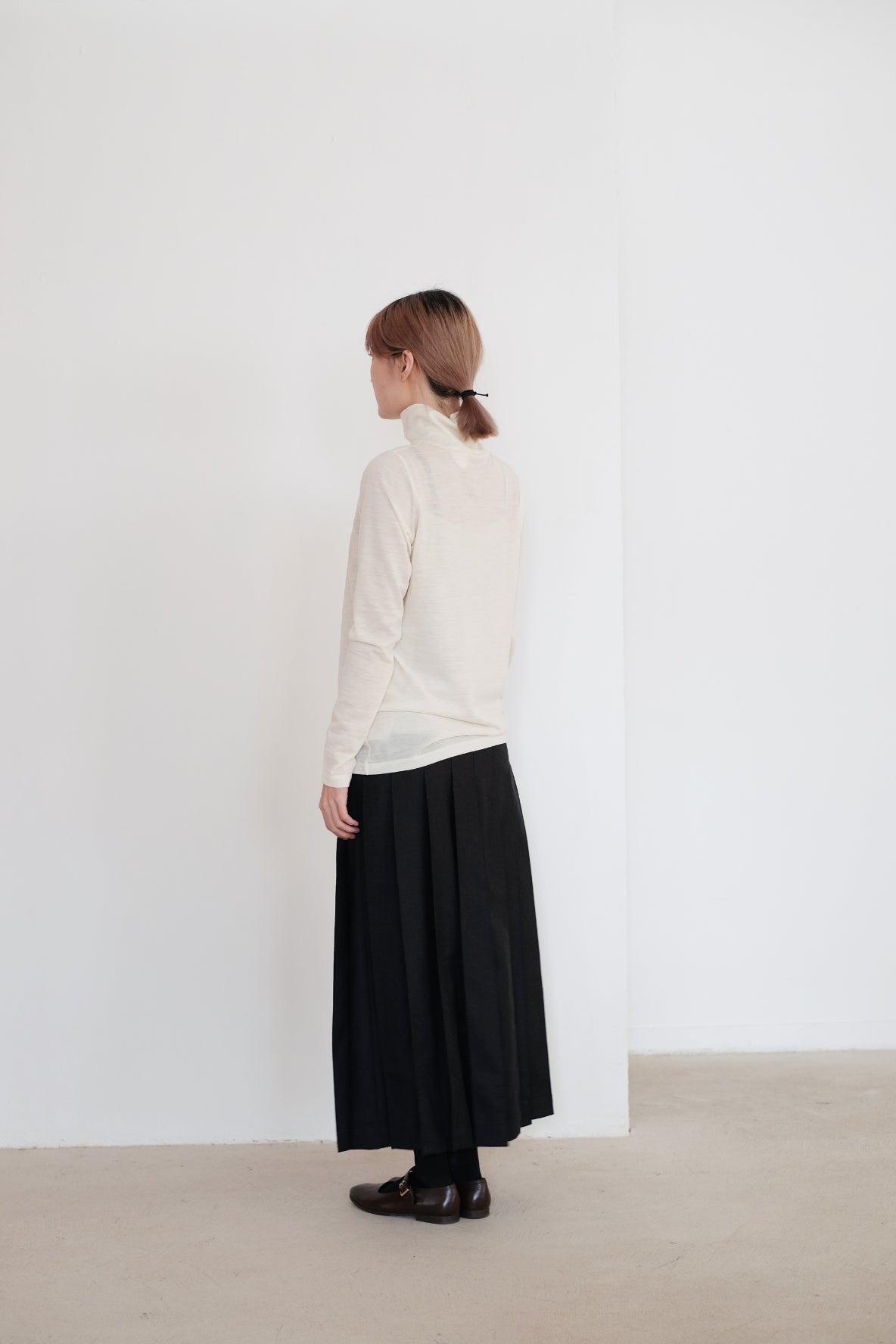 CACHI TURTLENECK TOP (CREAM)