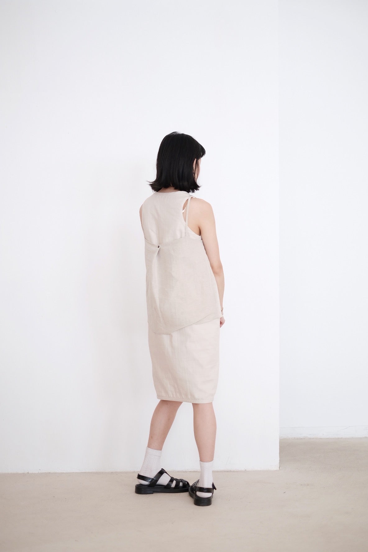 ISLA DRESS (BEIGE)