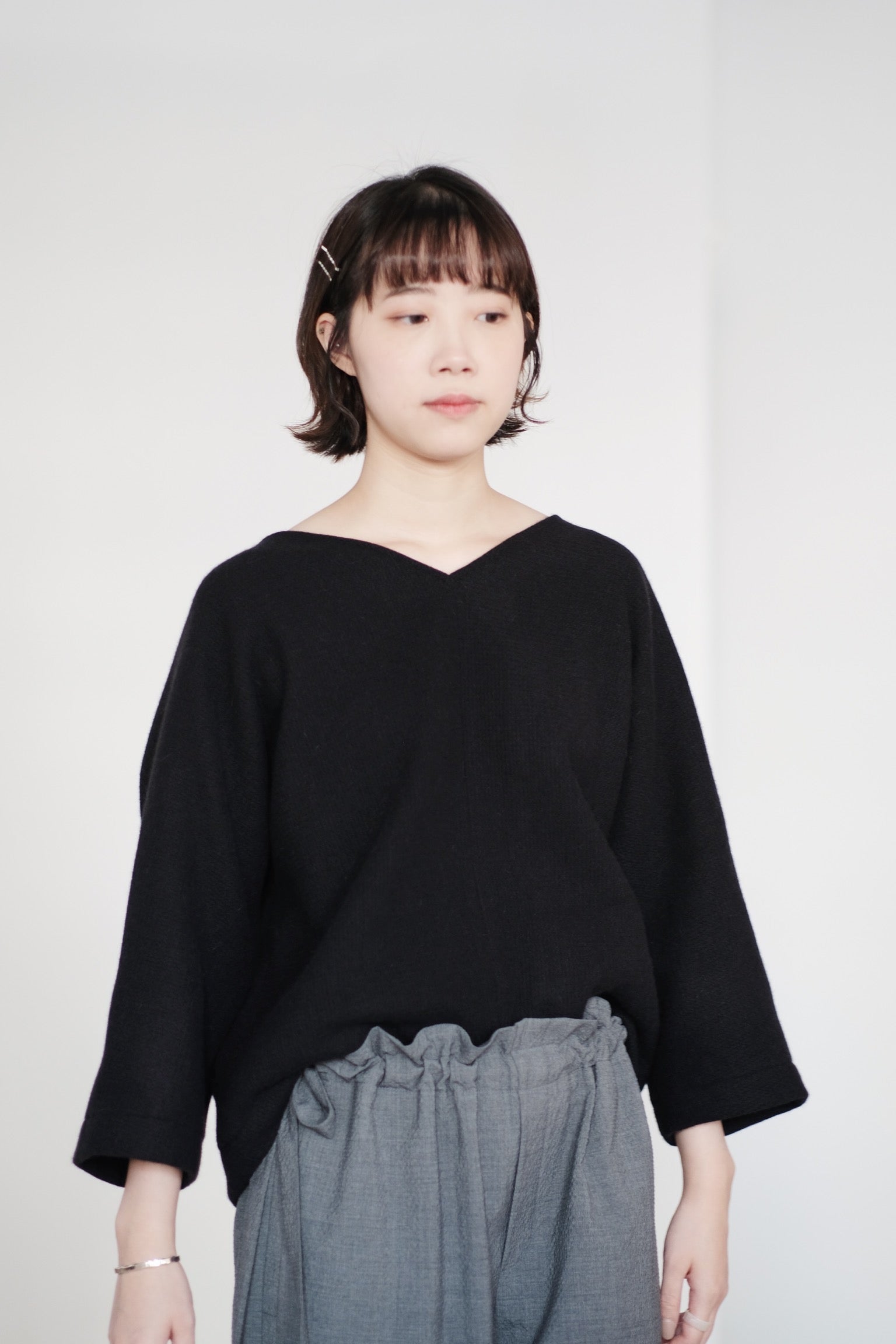 JUELZ BLOUSE (BLACK)