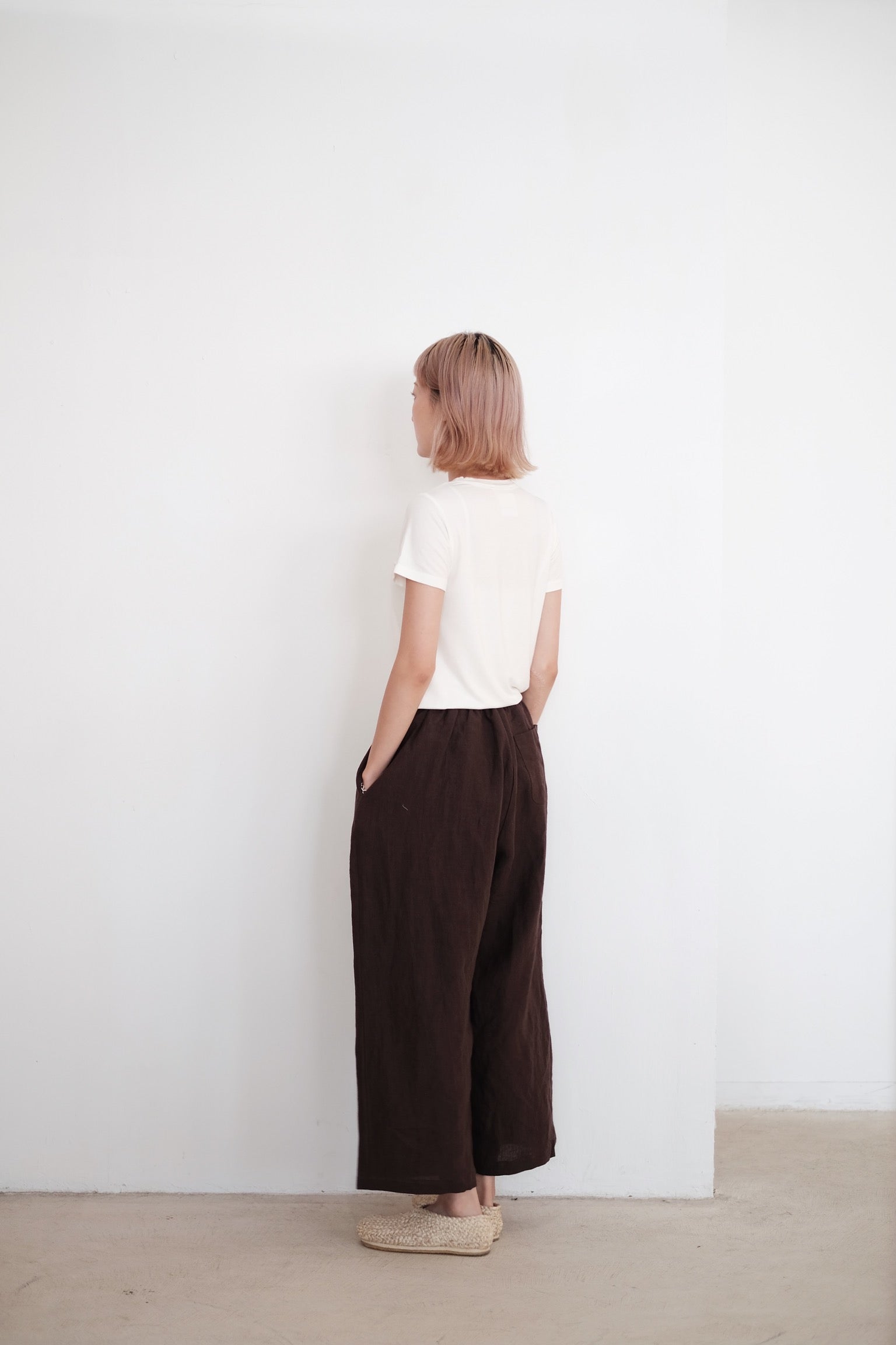 OBAASAN PANTS (BROWN)