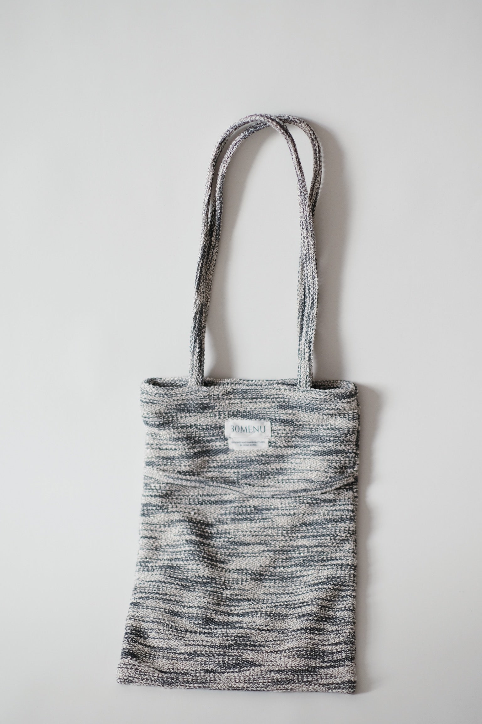 KEIRA TOTE (GREY/WHITE)