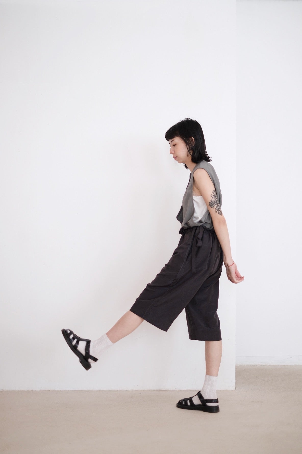 FUSAKO SHORTS (GREY)