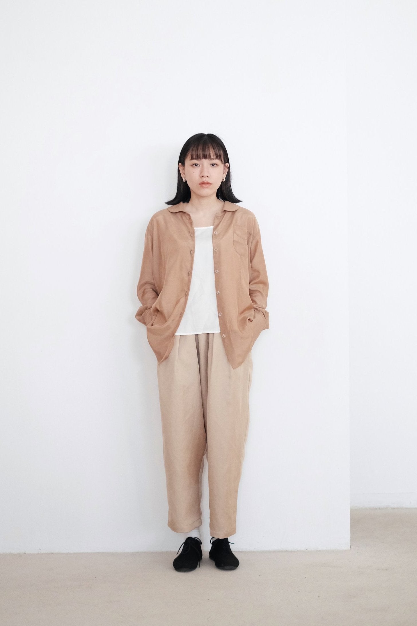 SHIORI PANTS (PALE YELLOW)