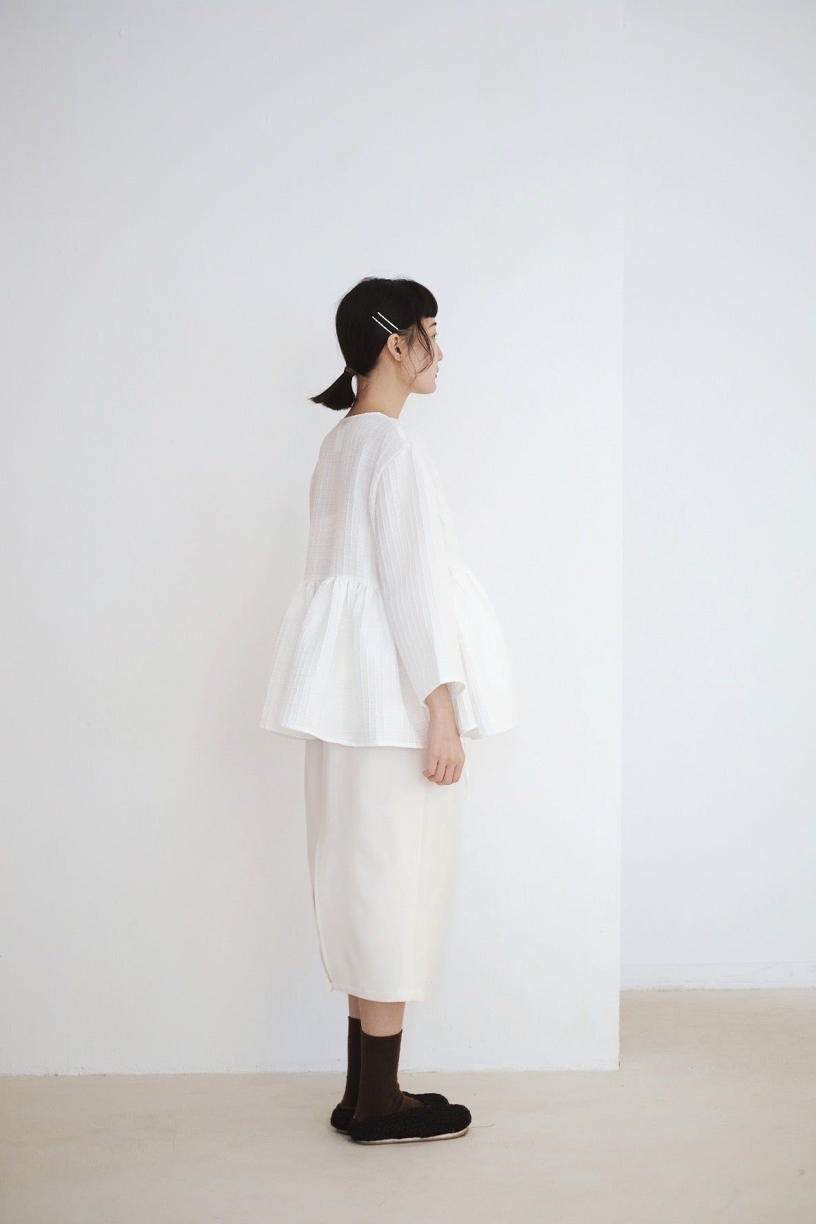 KĒKI LAYER BLOUSES WITH STRAPPING