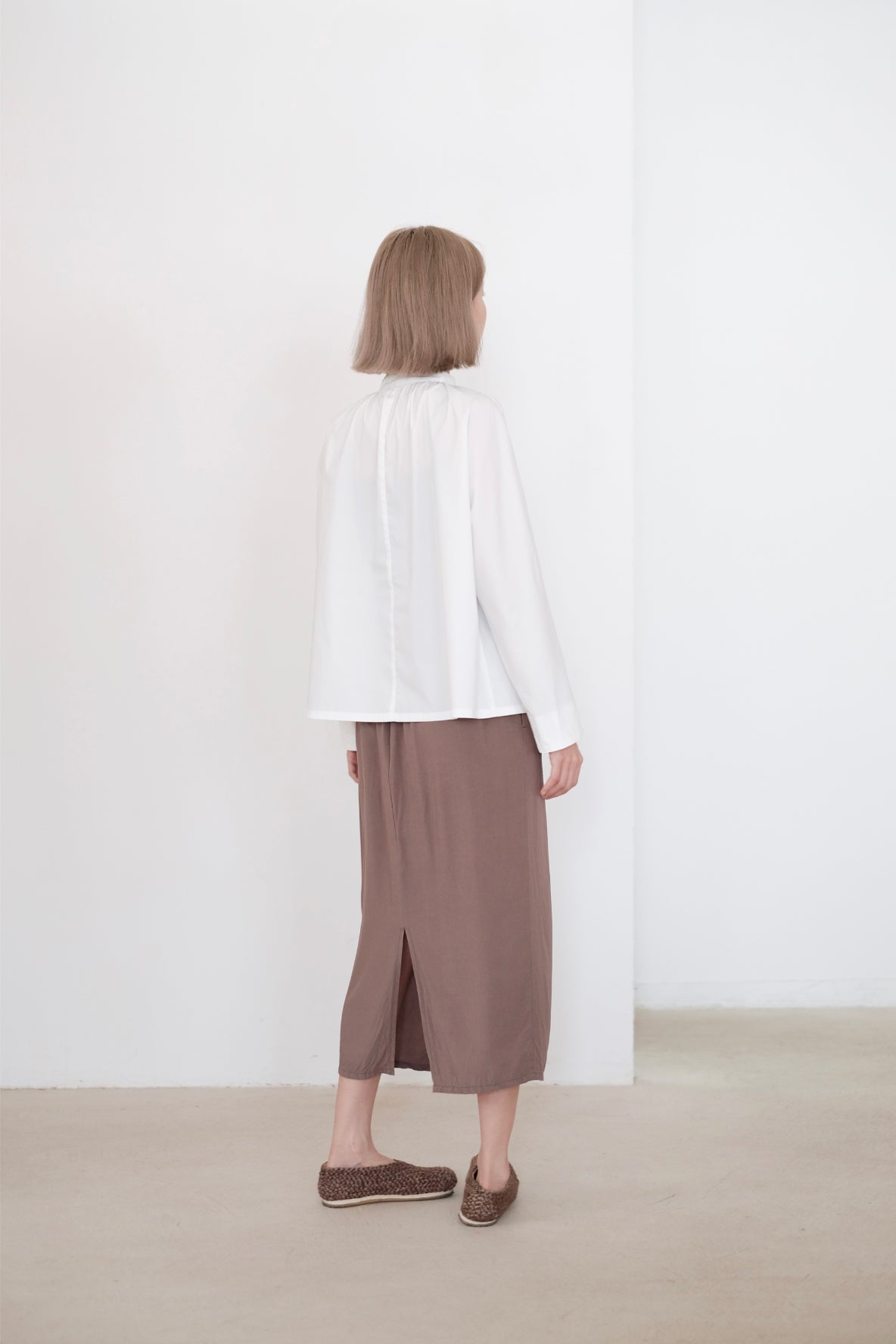 PENCIL SKIRT (KHAKI)