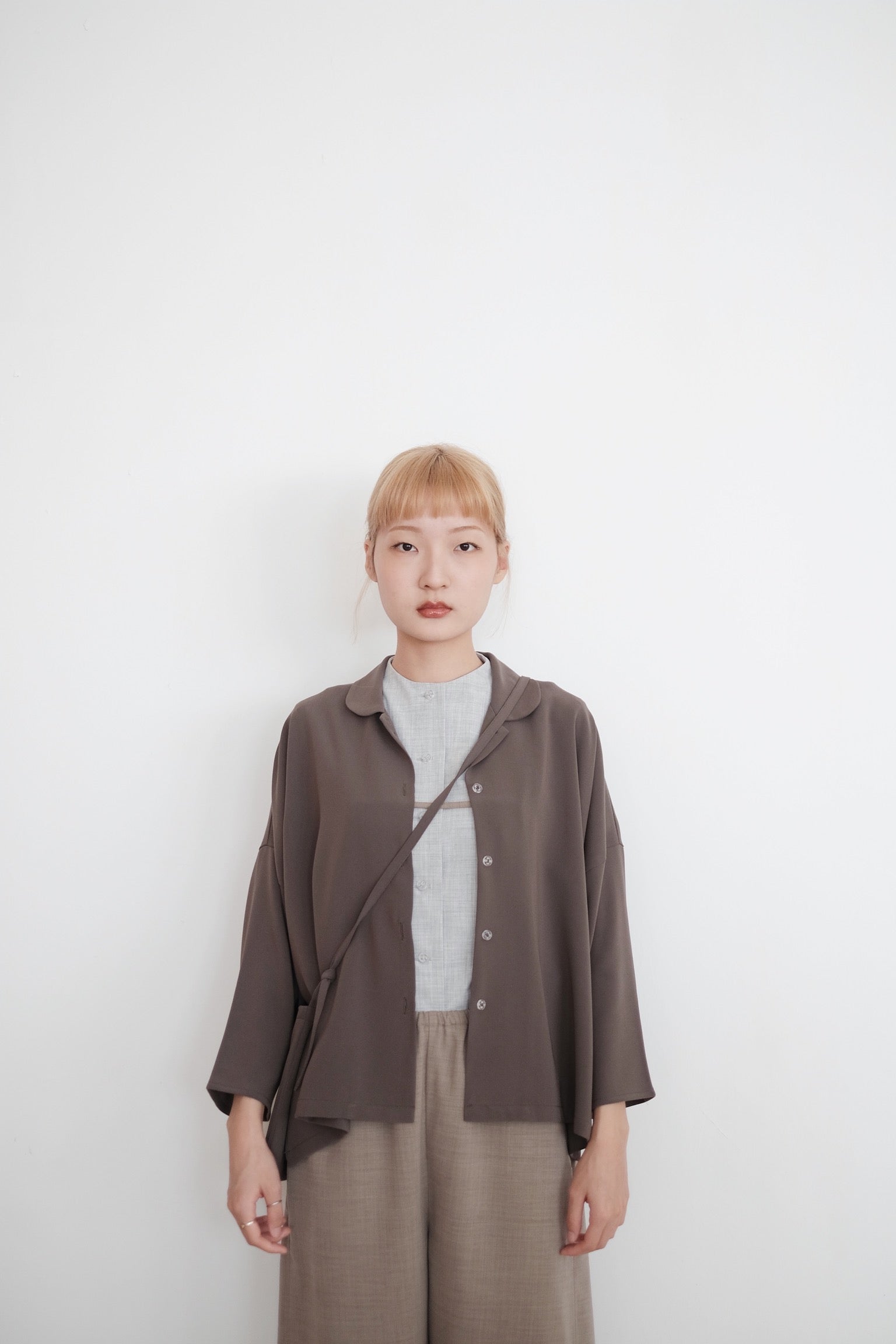 AIKO’s SLIM TOP (GREY)