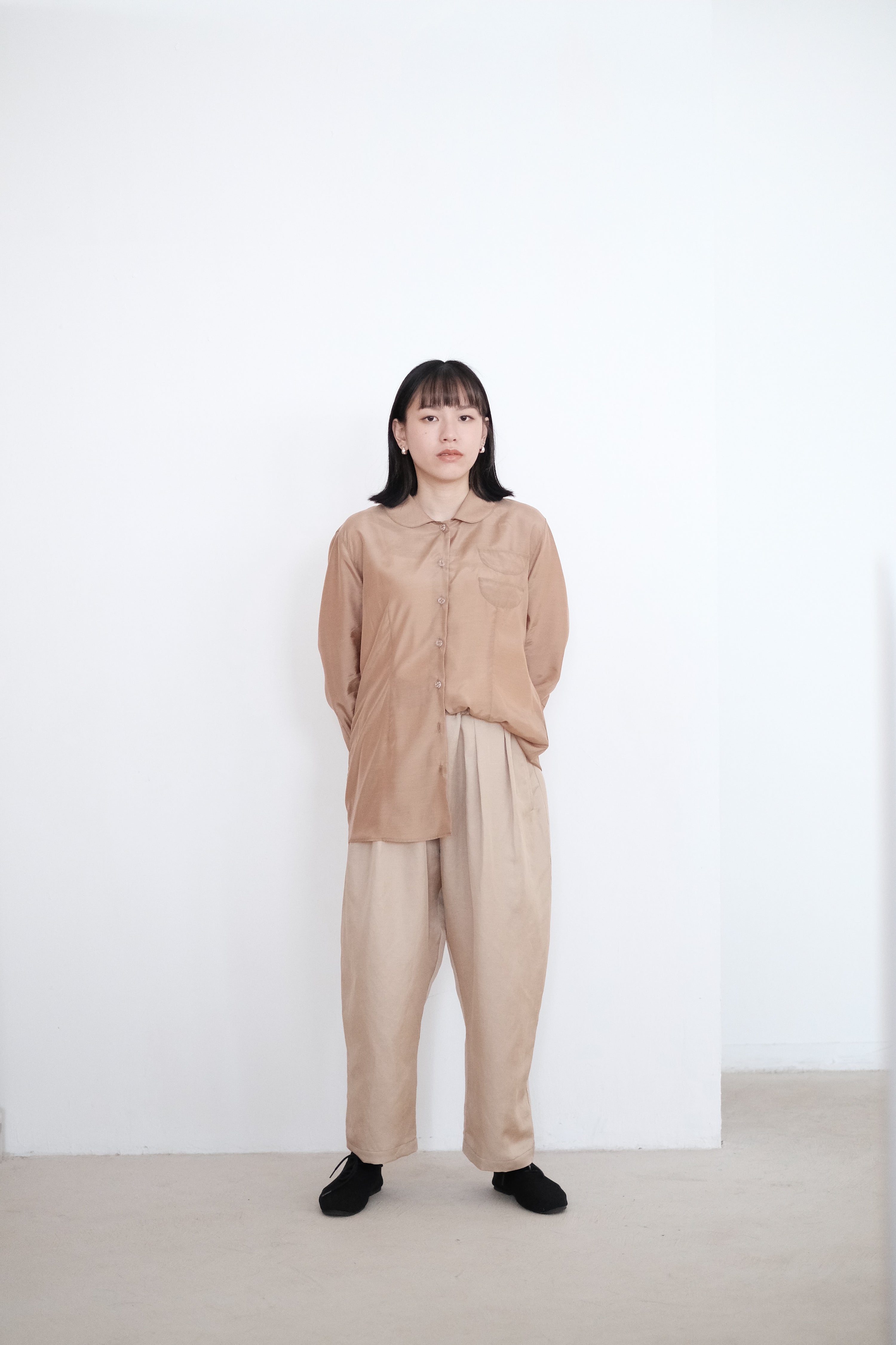 SHIORI PANTS (PALE YELLOW)