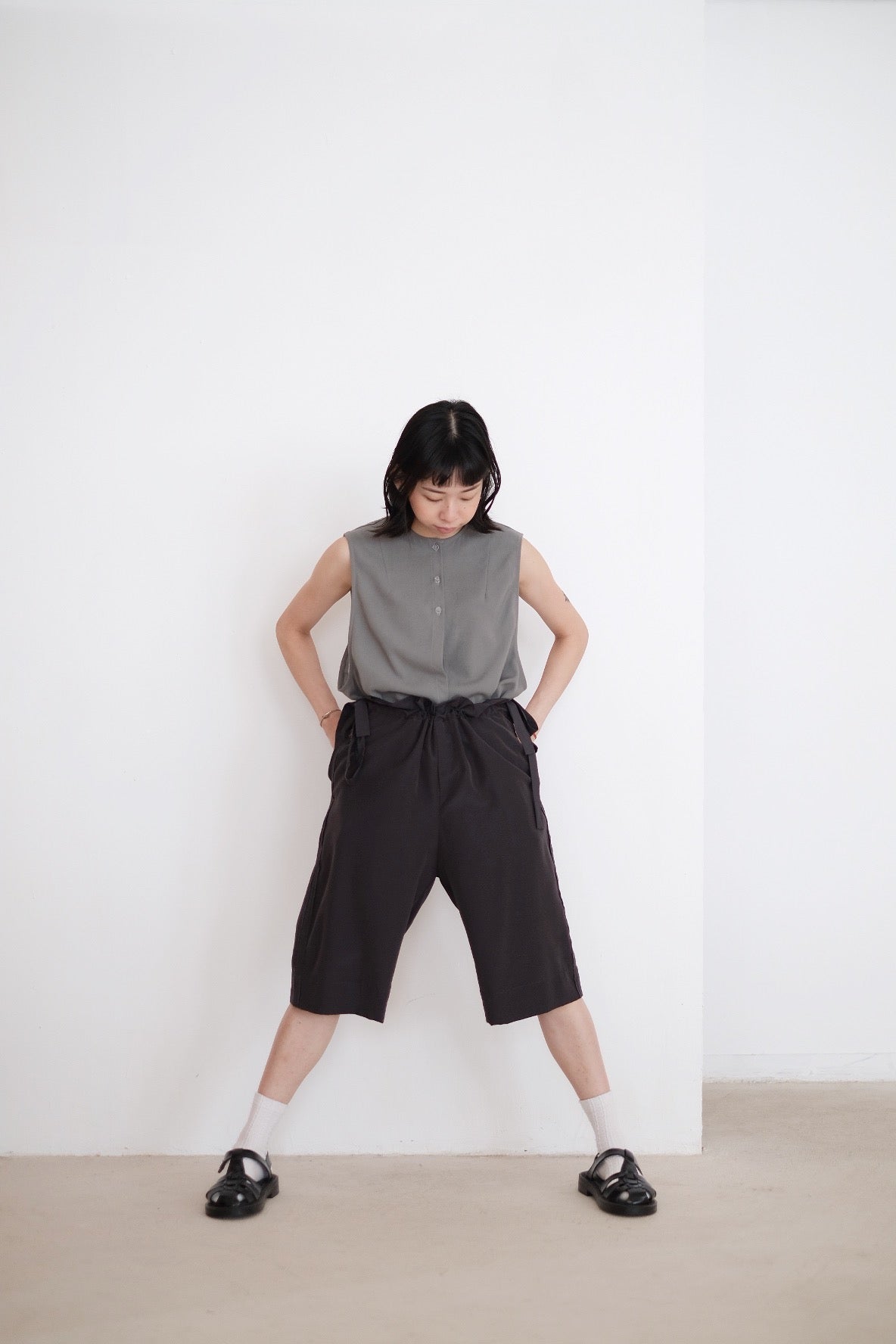 FUSAKO SHORTS (GREY)