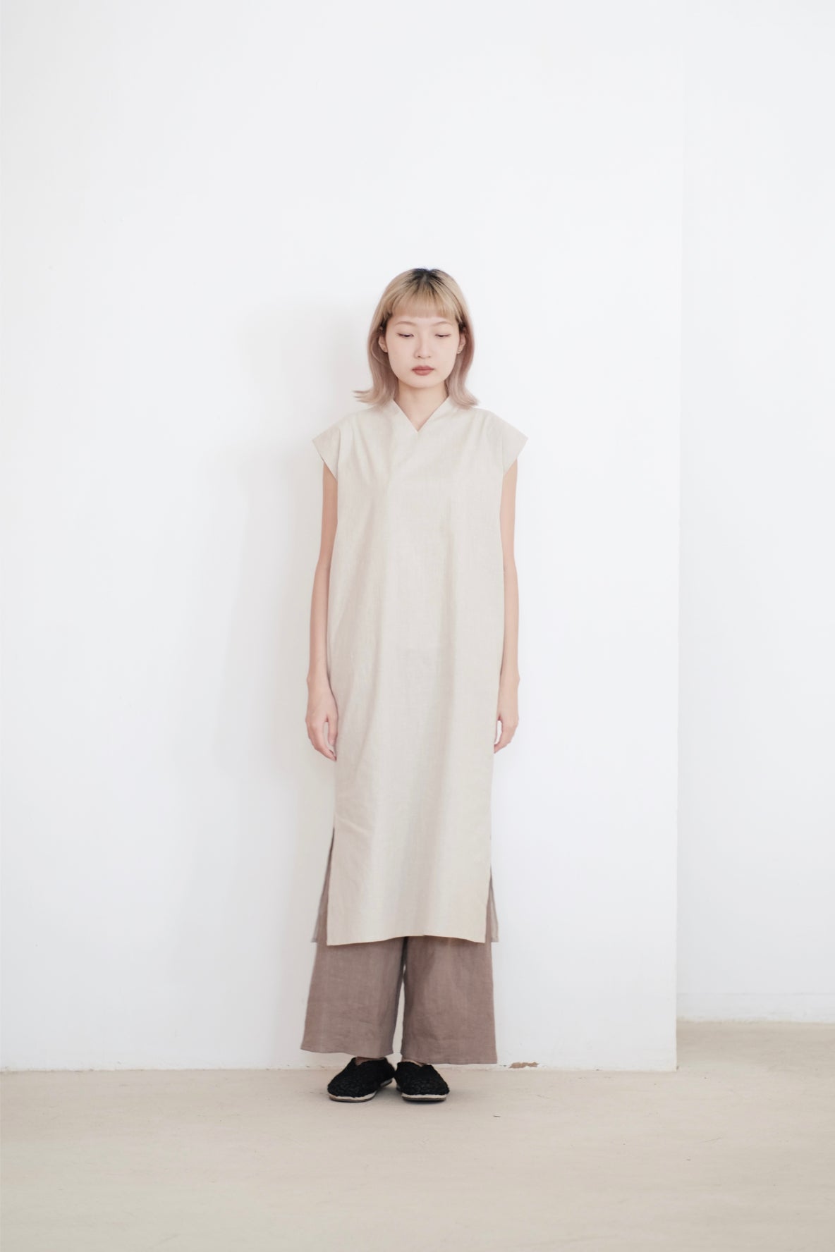 JOSLYN DRESS (BEIGE)