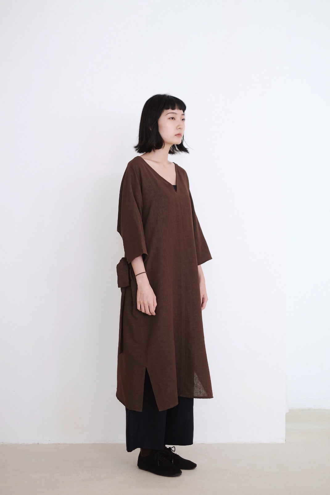 JYUN’s KIMONO DRESS IN DOUBLE GAUZE(PRE ORDER)