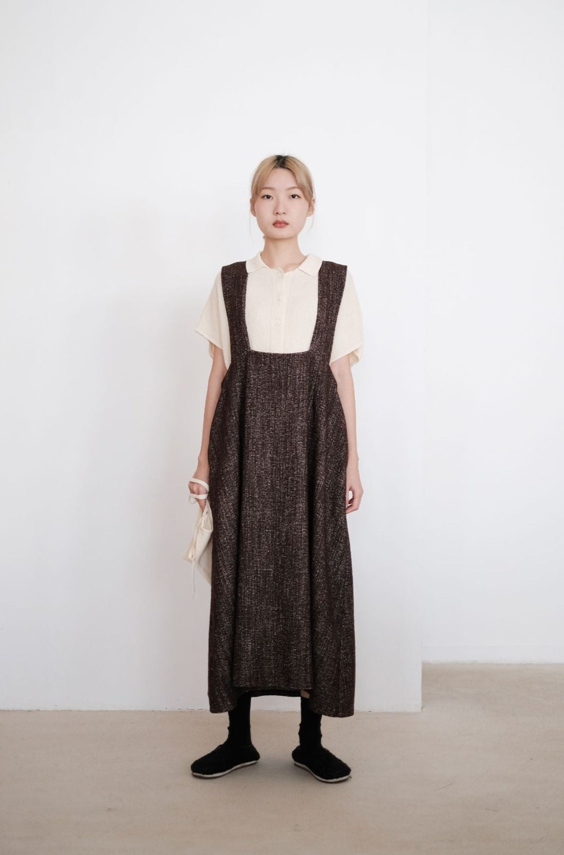 STELLE DRESS (BROWN)