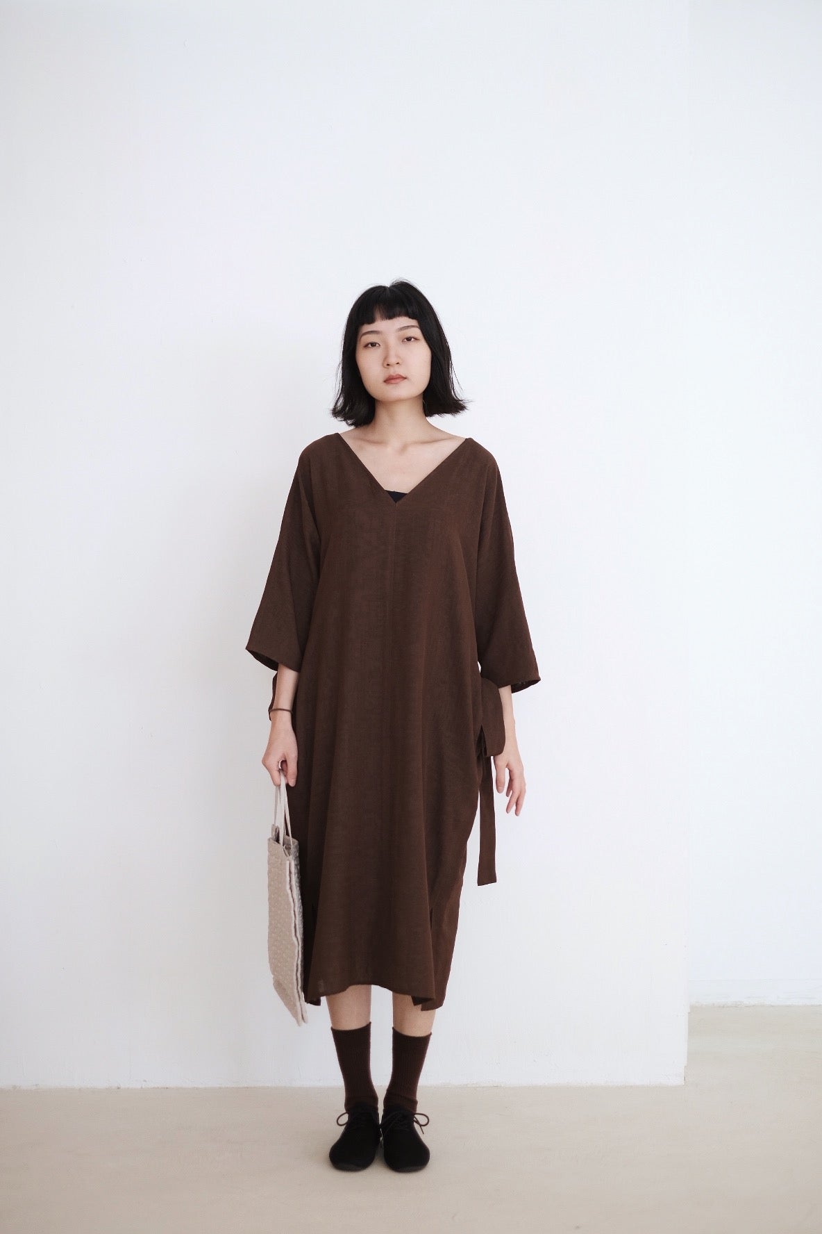 JYUN’s KIMONO DRESS IN DOUBLE GAUZE(PRE ORDER)