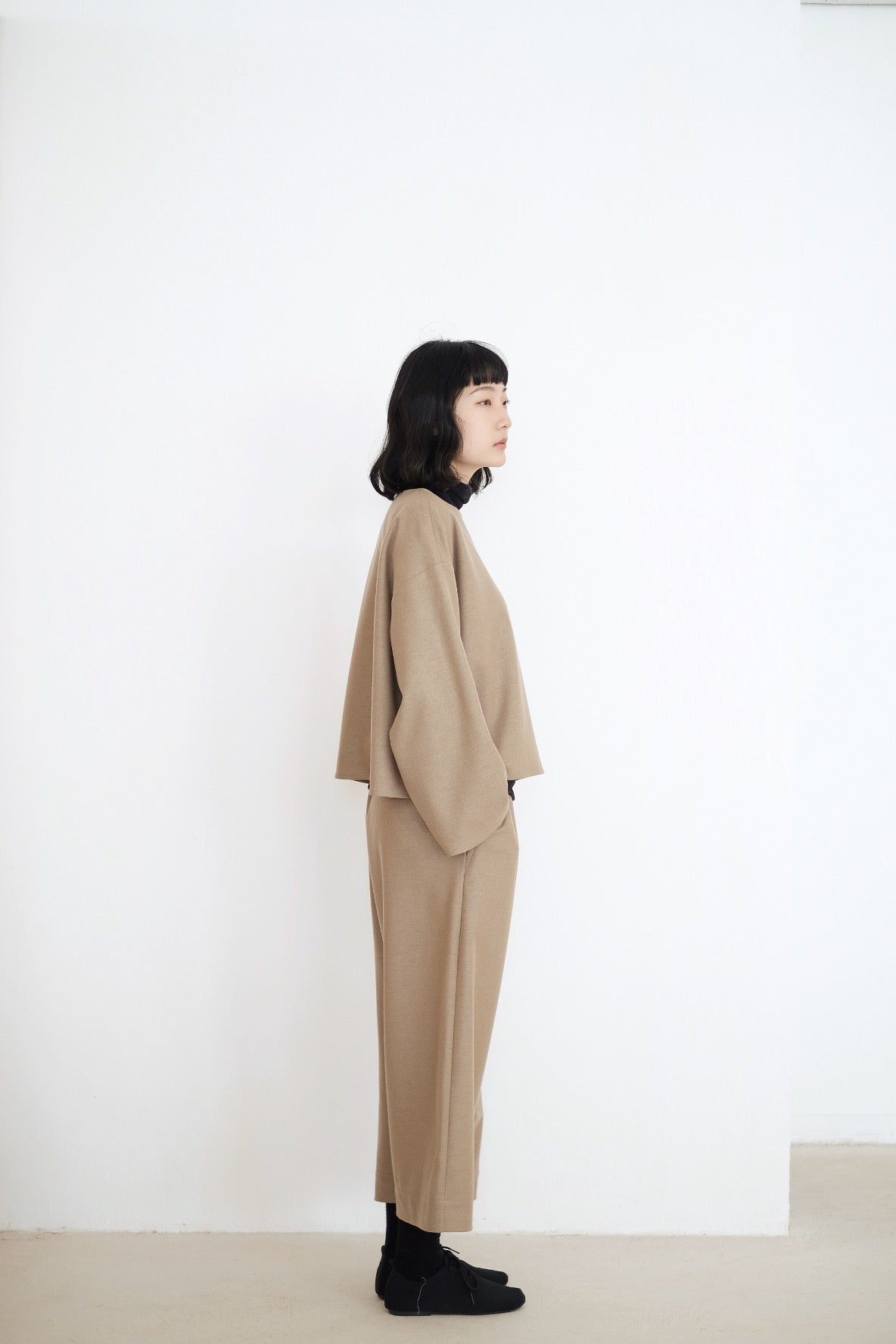 ANAIS Set IN WOOL / PANT (KHAKI)