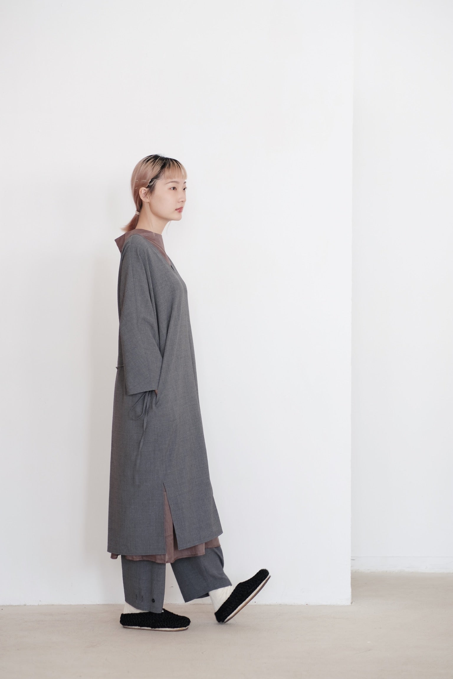 JYUN’s KIMONO DRESS (GREY)