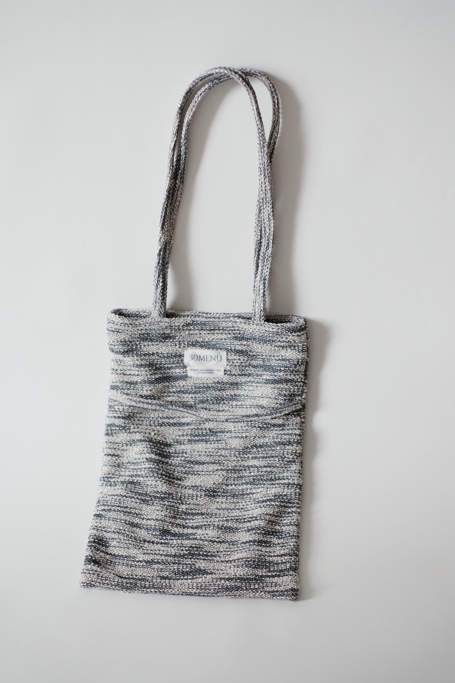 KEIRA TOTE (GREY/WHITE)