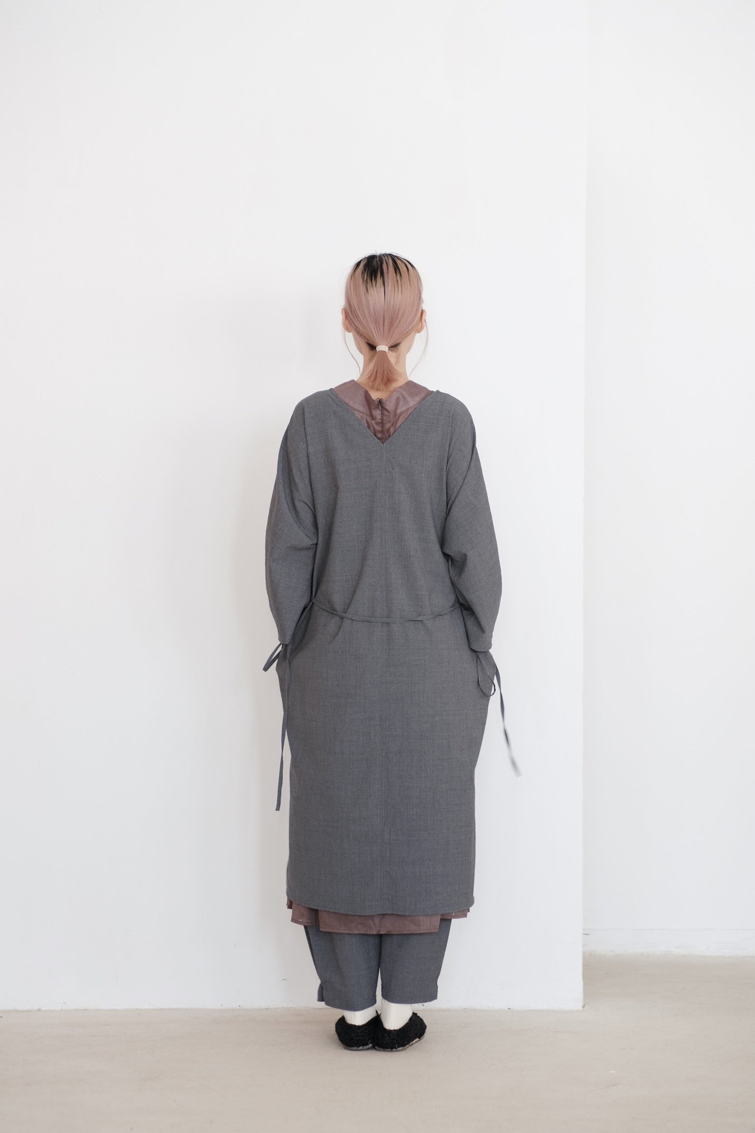 JYUN’s KIMONO DRESS (GREY)