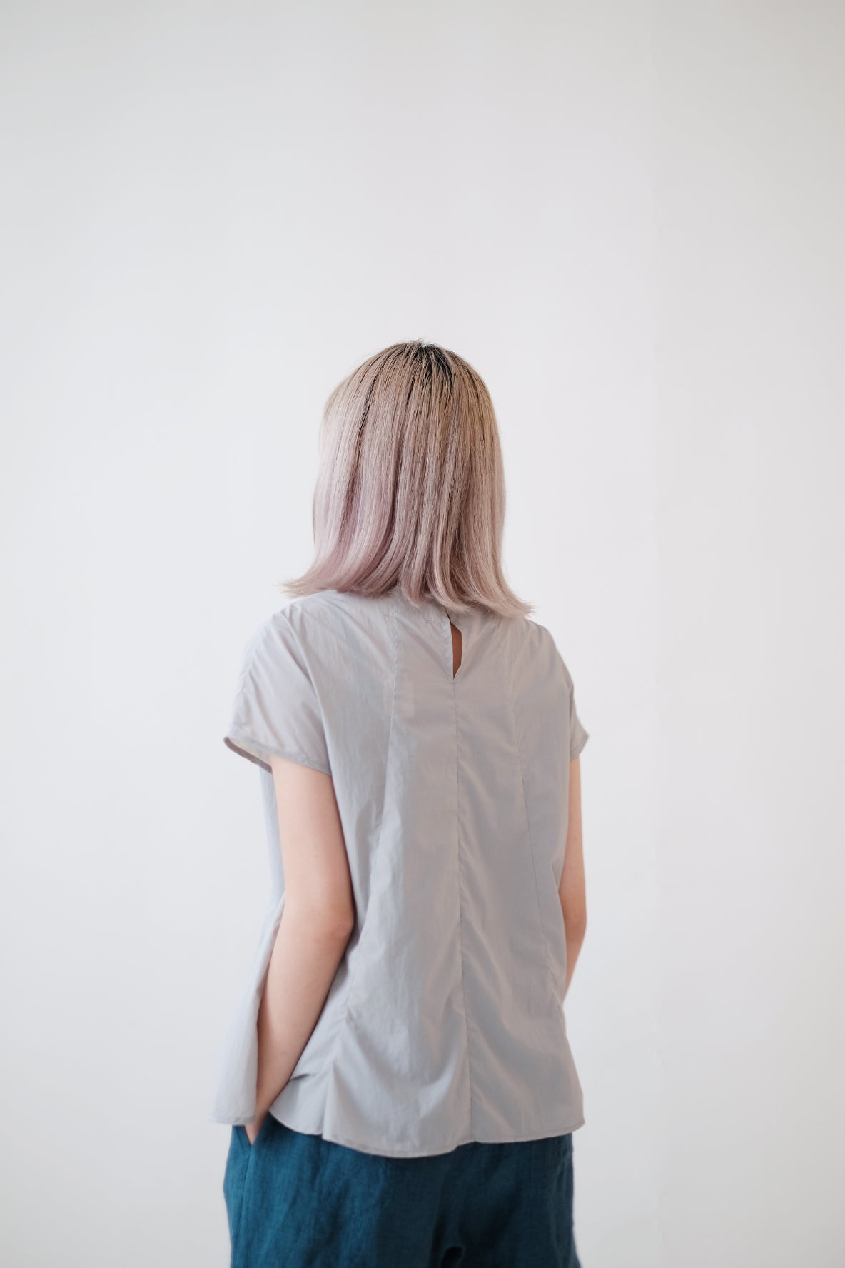 RORY BLOUSE (GREY)