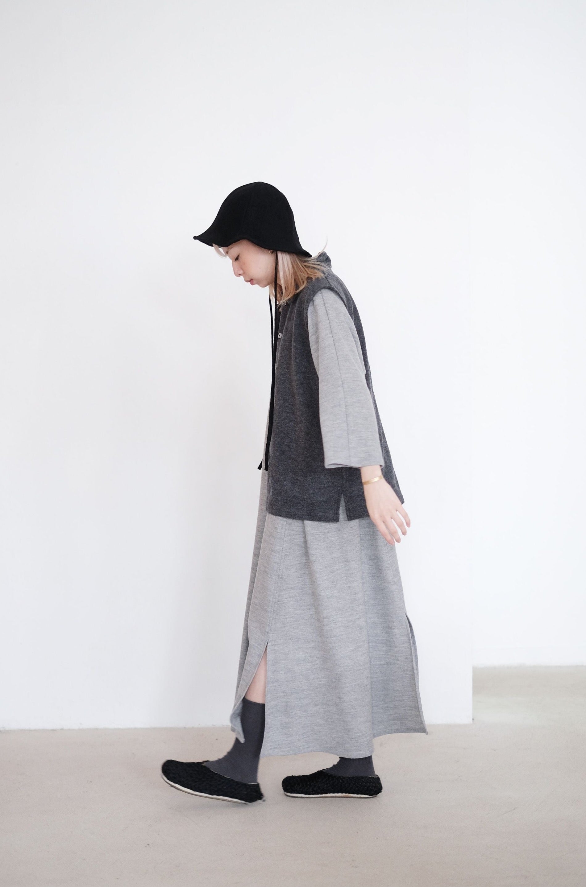 KOU DRESS (GREY)