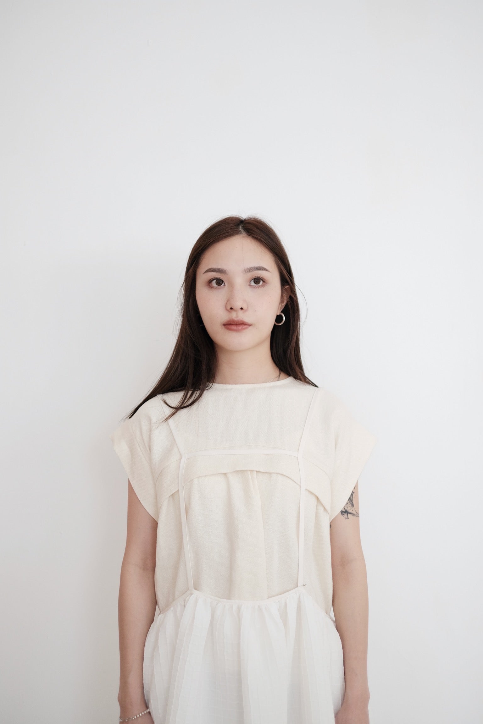 ALANA LINEN TOP (CREAM)