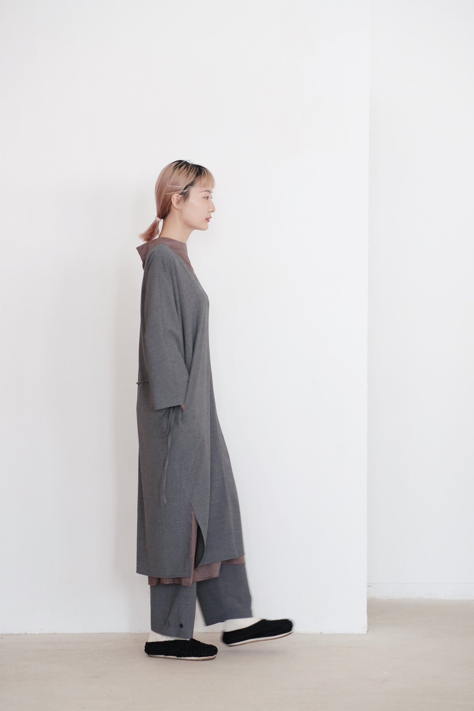 JYUN’s KIMONO DRESS (GREY)