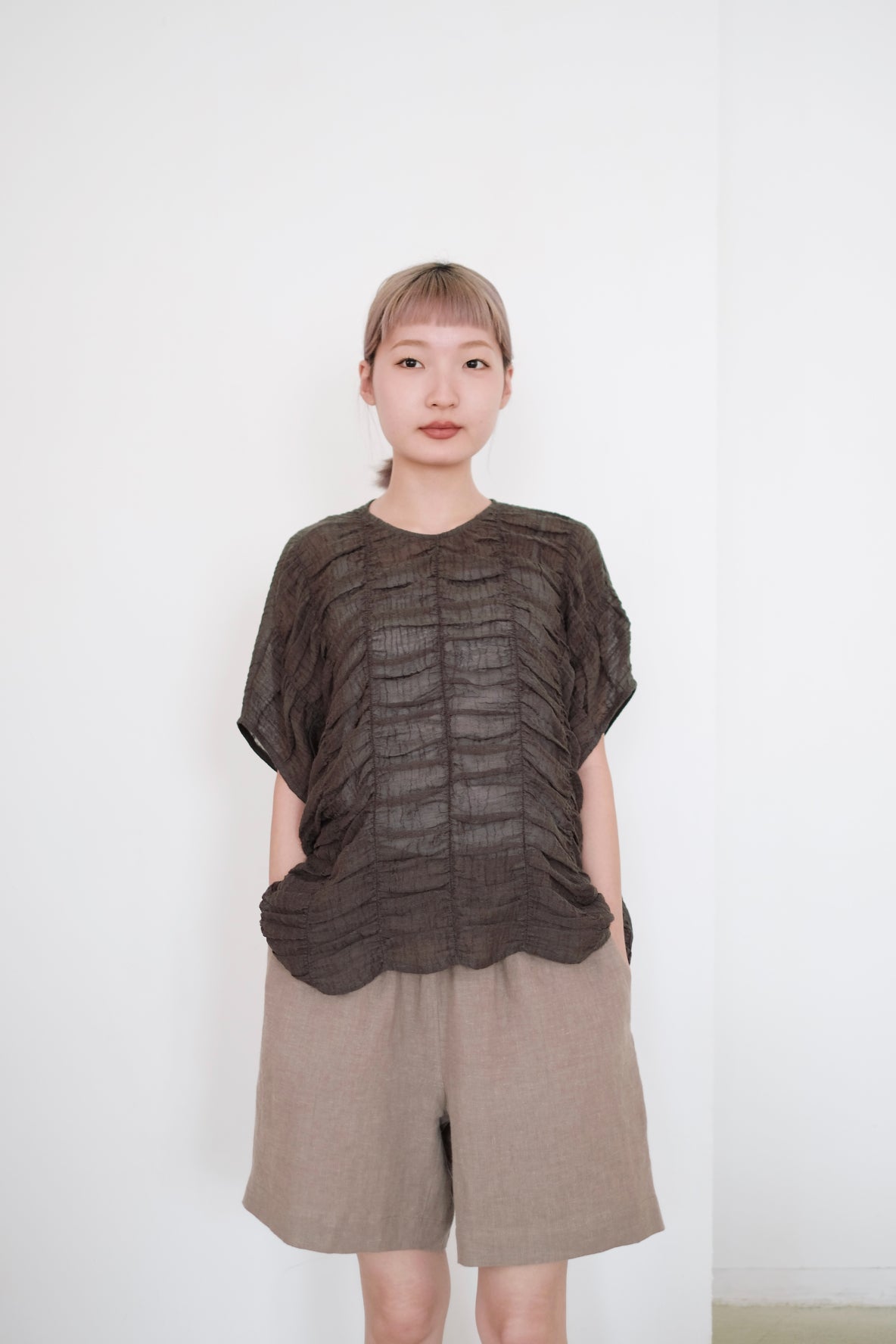 PUCCA PUCKER BLOUSE (OLIVE) PRE-ORDER