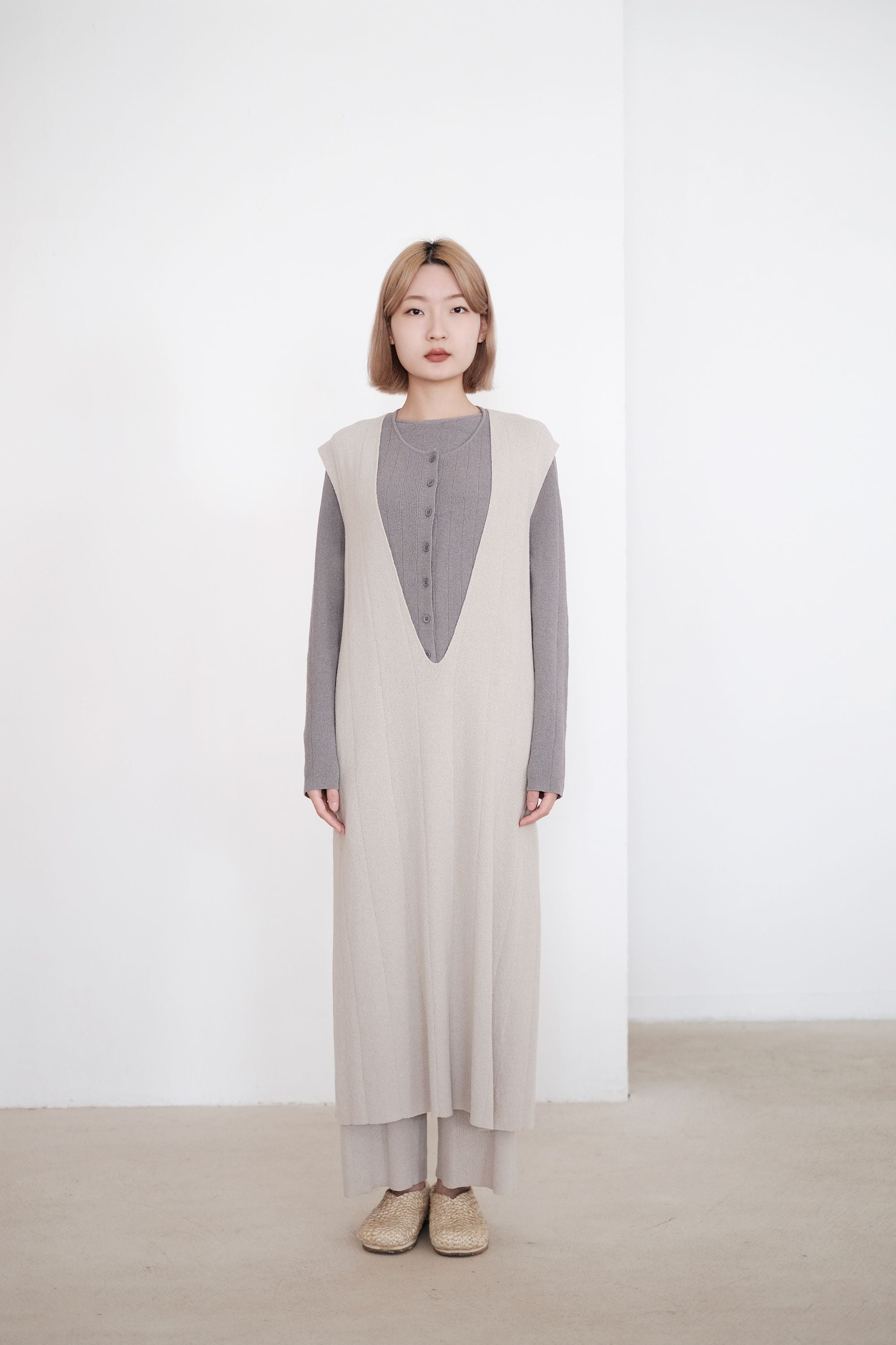 ESIN ONEPIECE (LIGHT GREY)