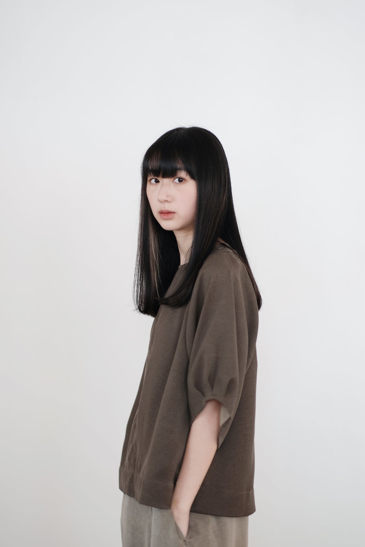 EICHI BLOUSE (KHAKI)