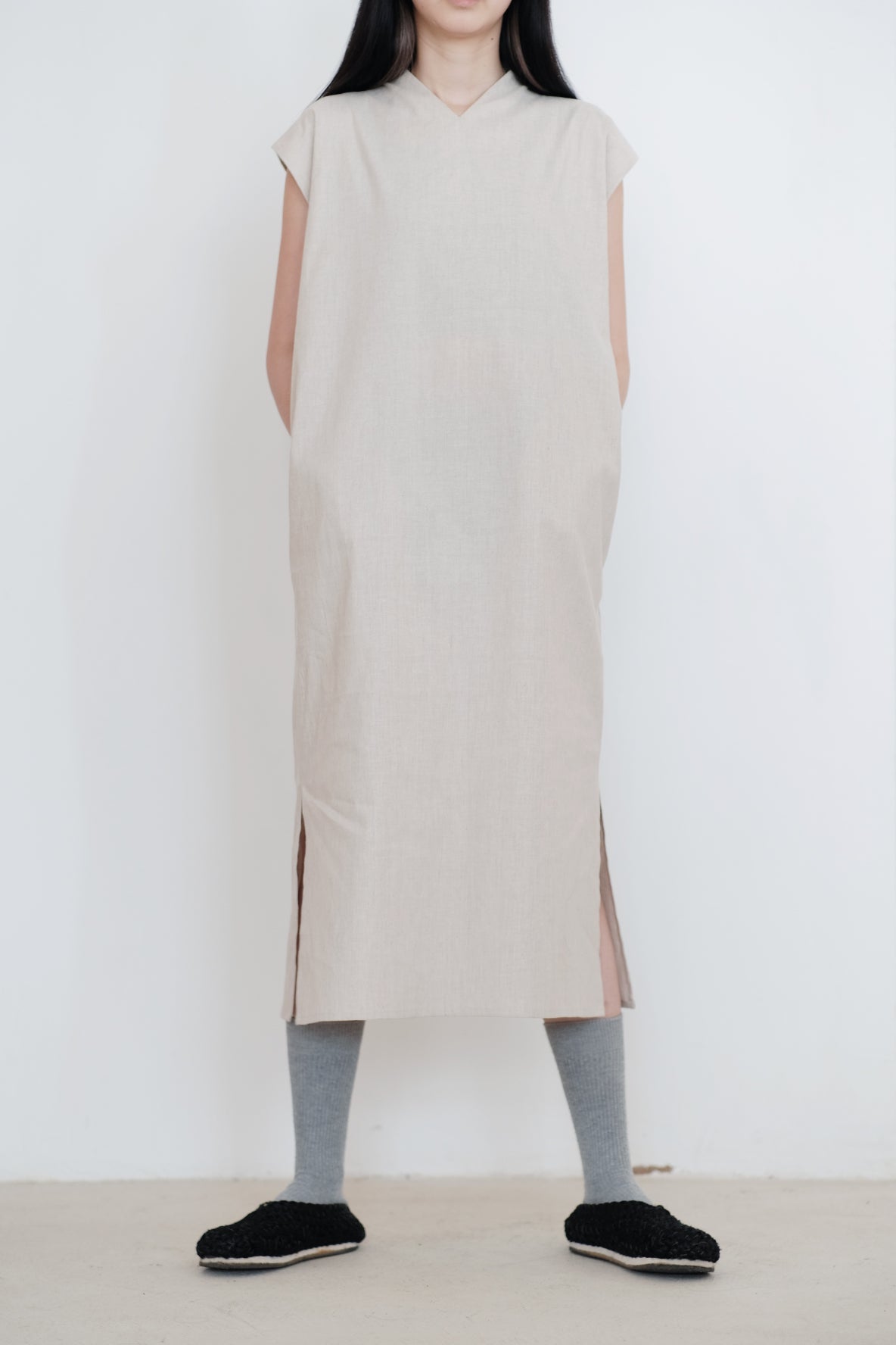 JOSLYN DRESS (BEIGE)