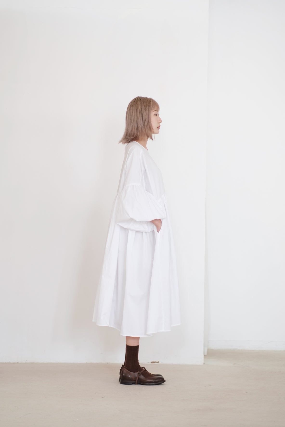 NORA DRESS (WHITE)