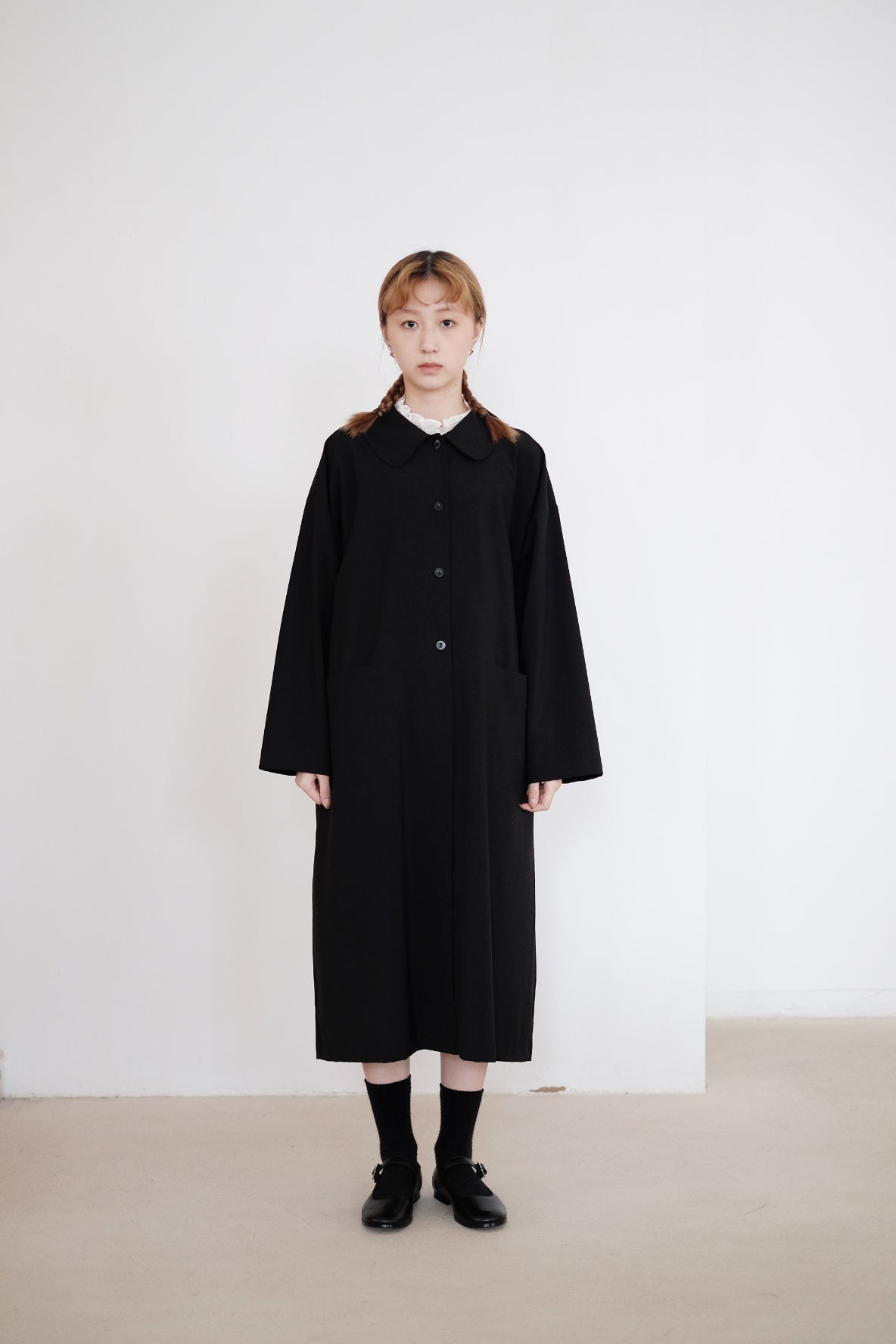 ELOWEN LONG COAT (BLACK)