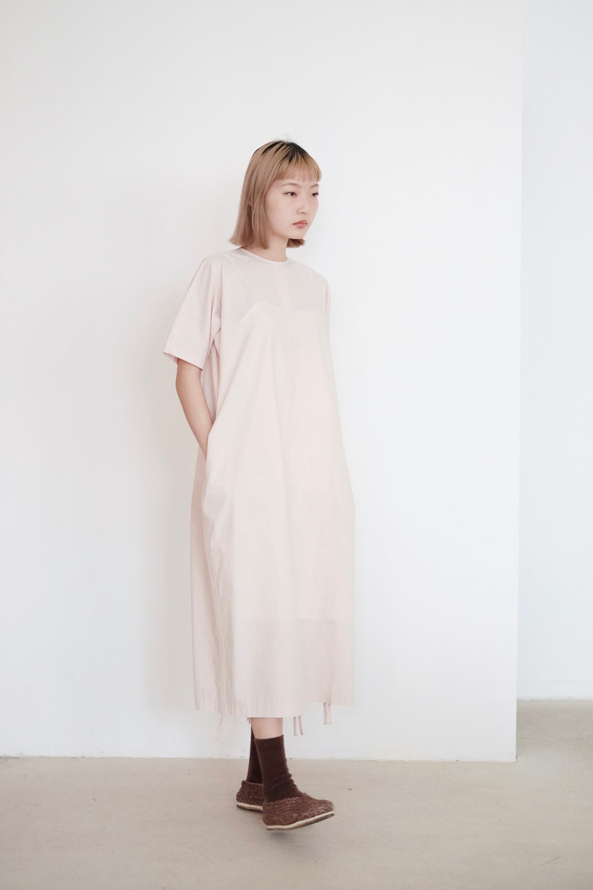 ABBY DRESS (PEACH)