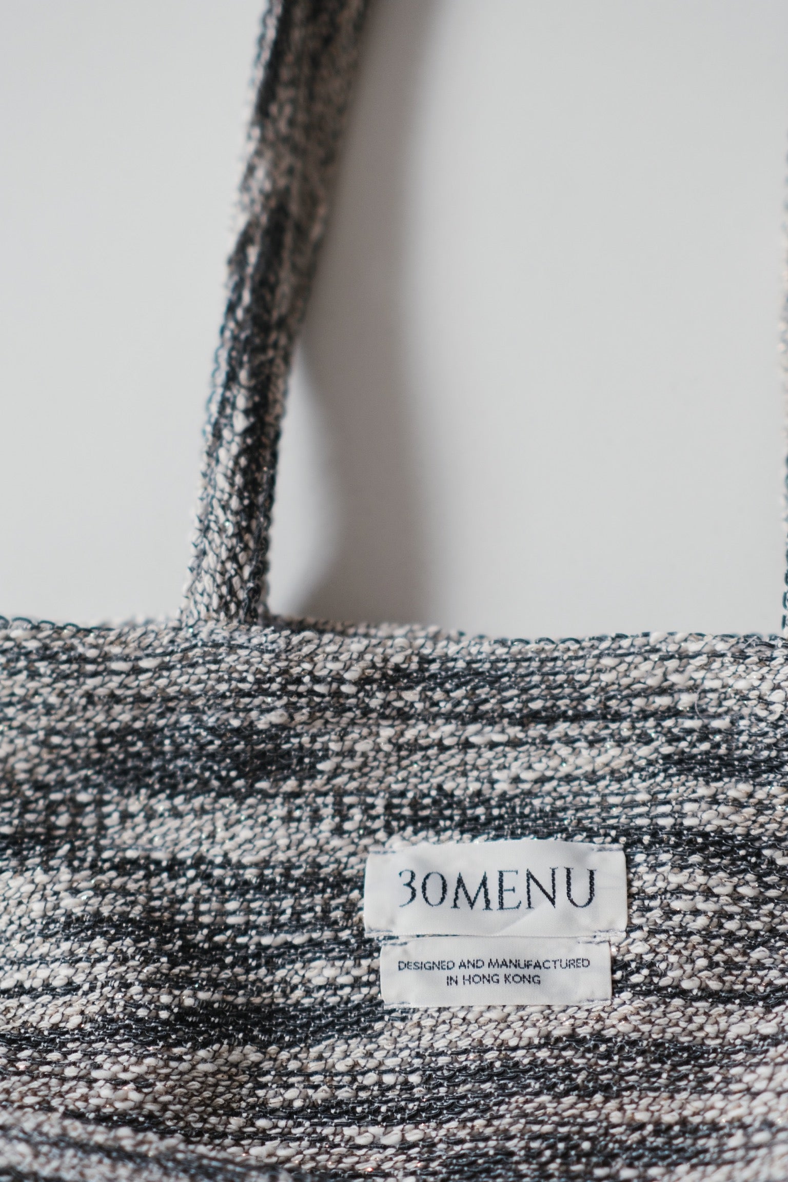 KEIRA TOTE (GREY/WHITE)