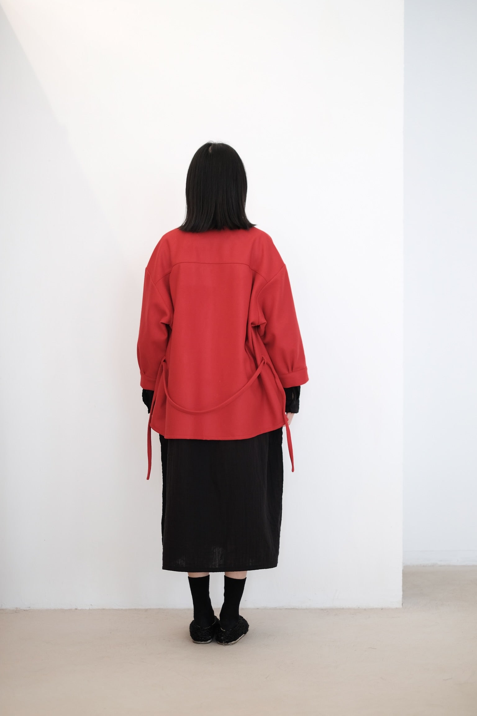 MELLOW OVERSIZED BLOUSE (RED)