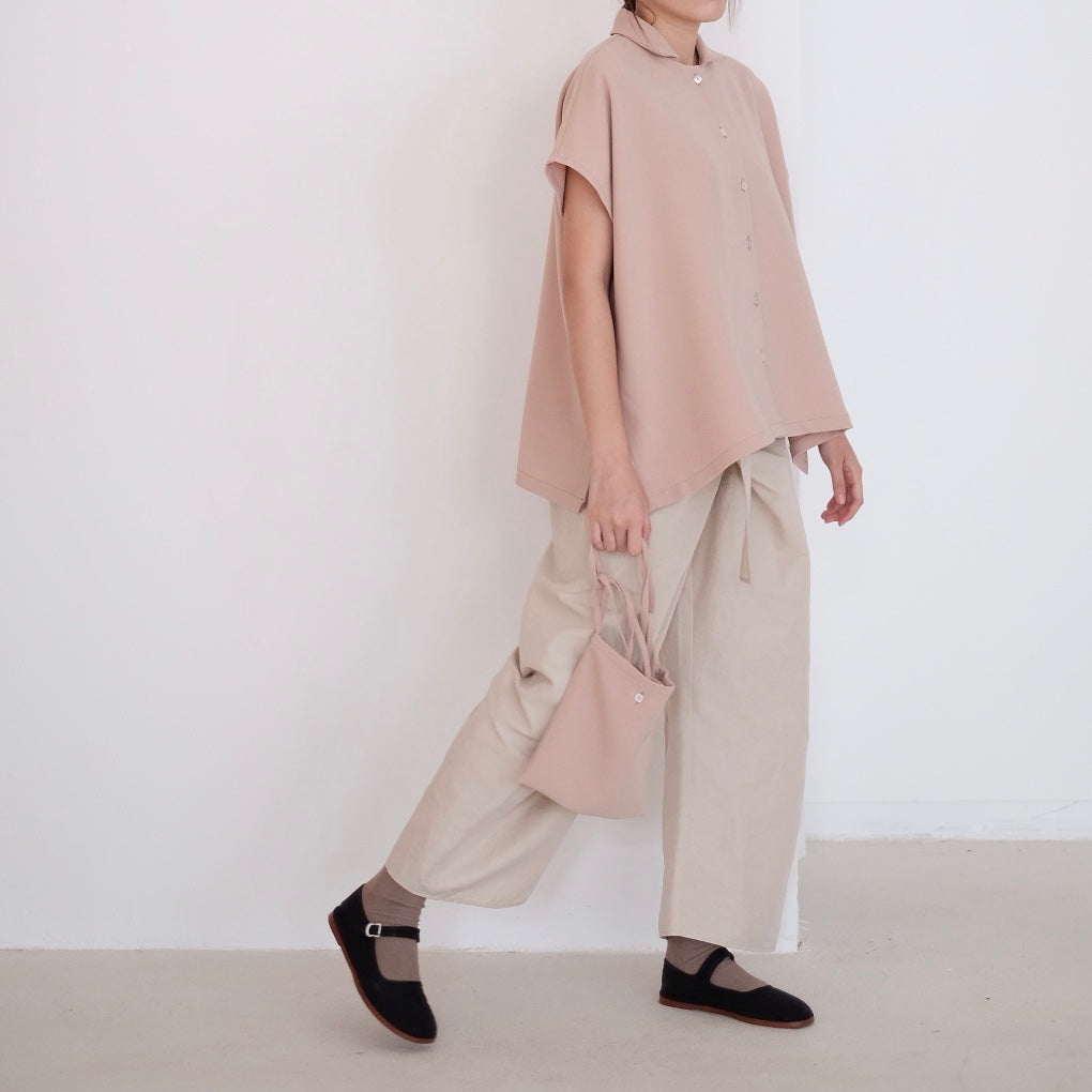 LAYLA BOX BLOUSE (NUDE PINK)